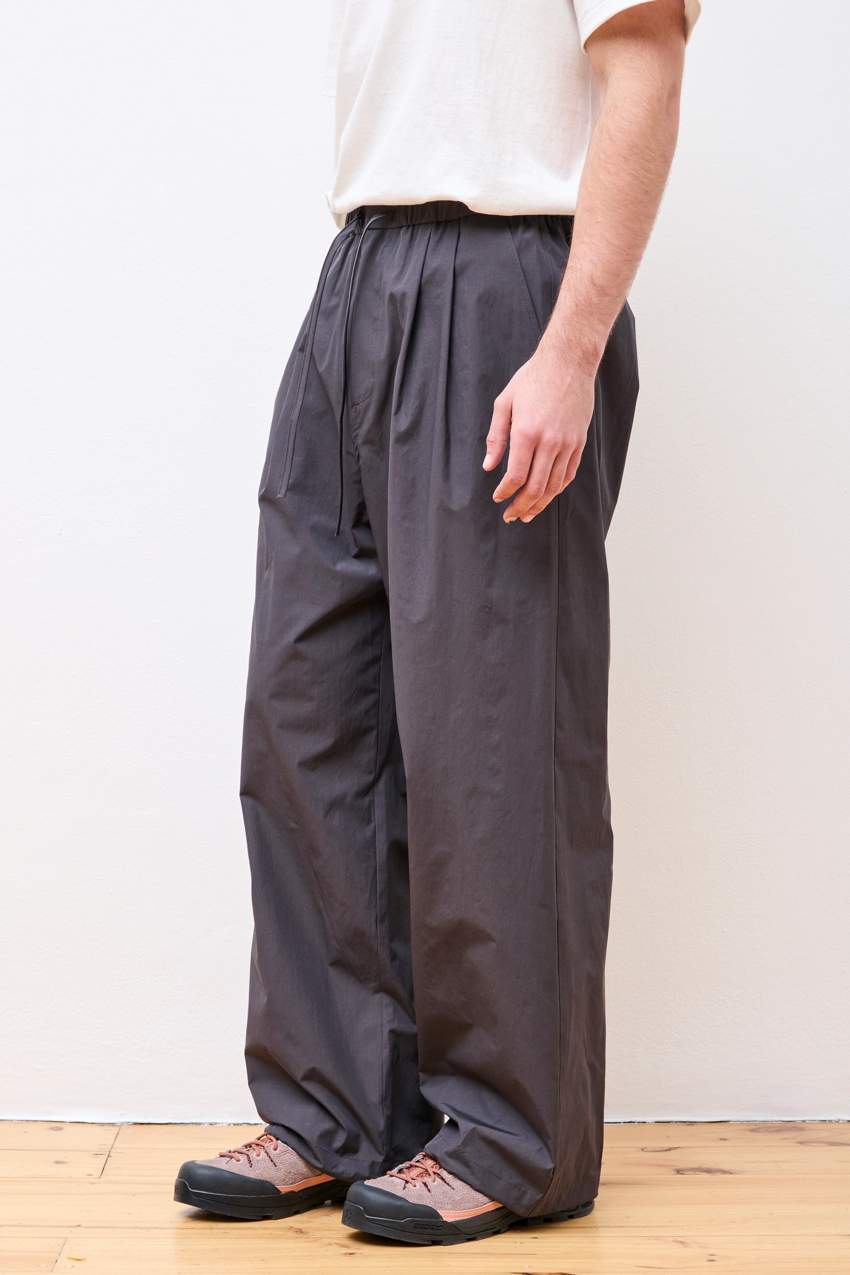 Drawstring Pants Charcoal