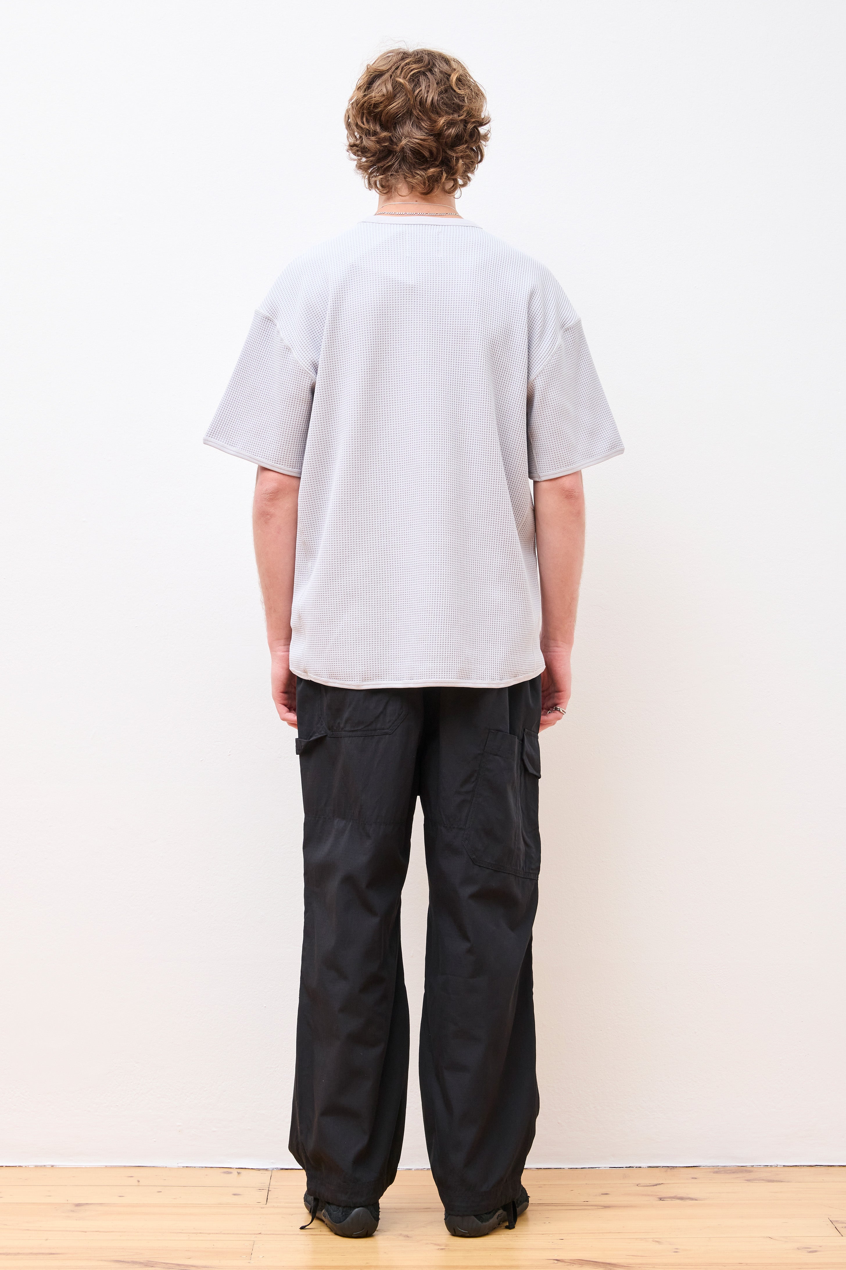 Dry Waffle T-Shirt Light Grey