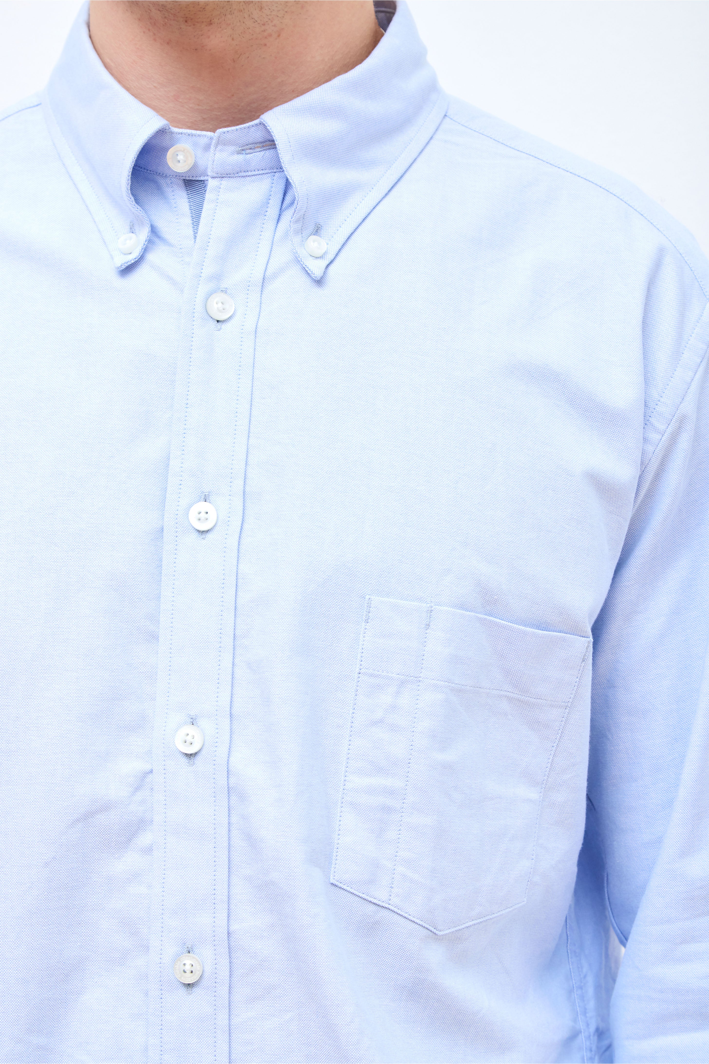 Dweller B.D. Shirt Cotton Oxford Blue