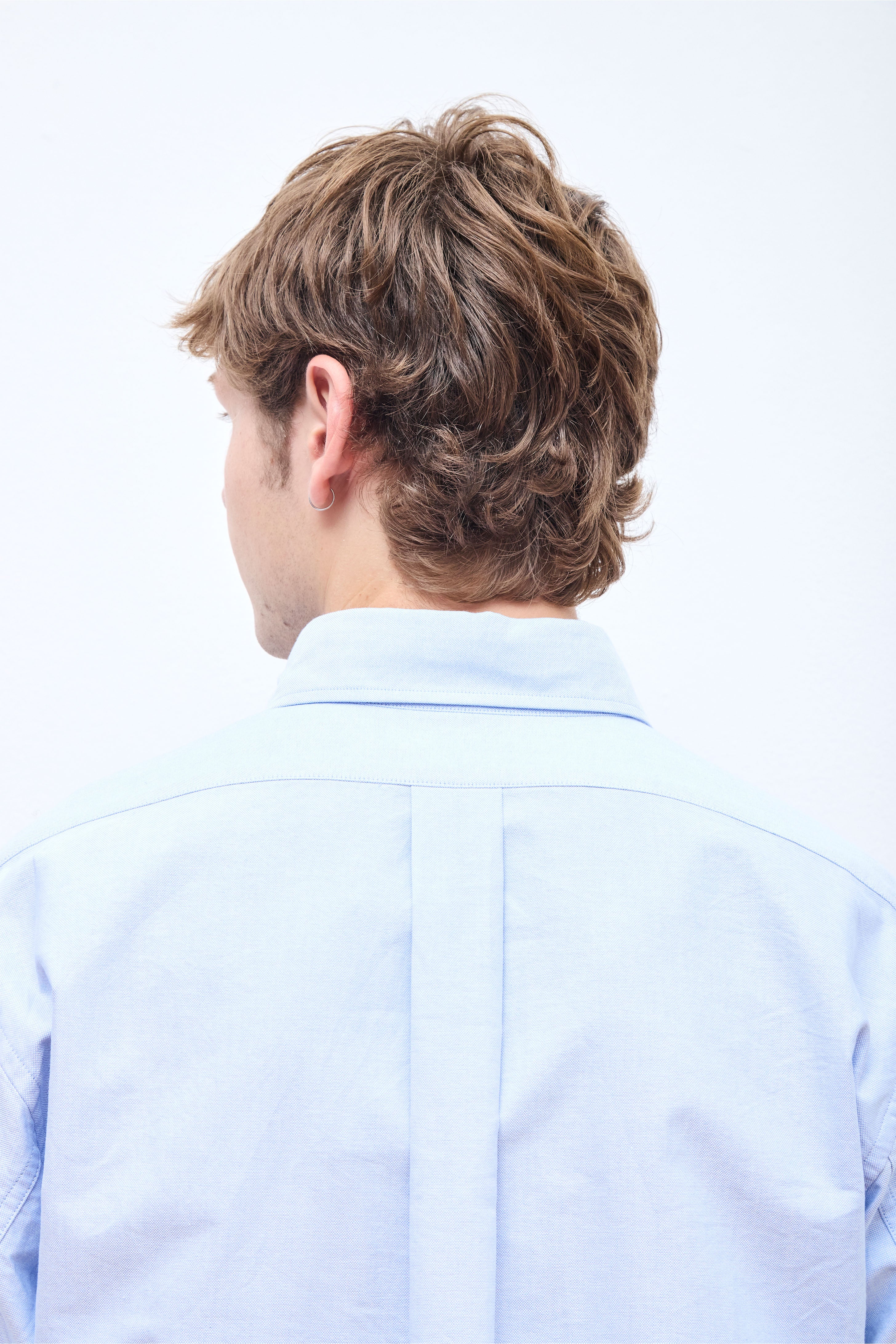 Dweller B.D. Shirt Cotton Oxford Blue