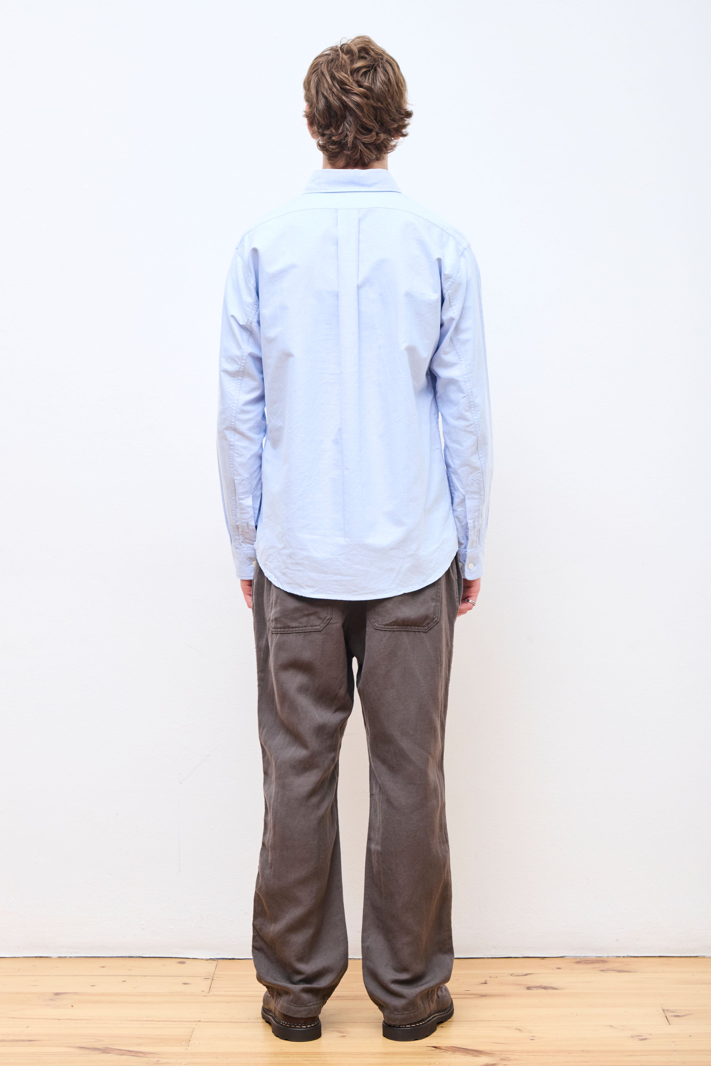 Dweller B.D. Shirt Cotton Oxford Blue