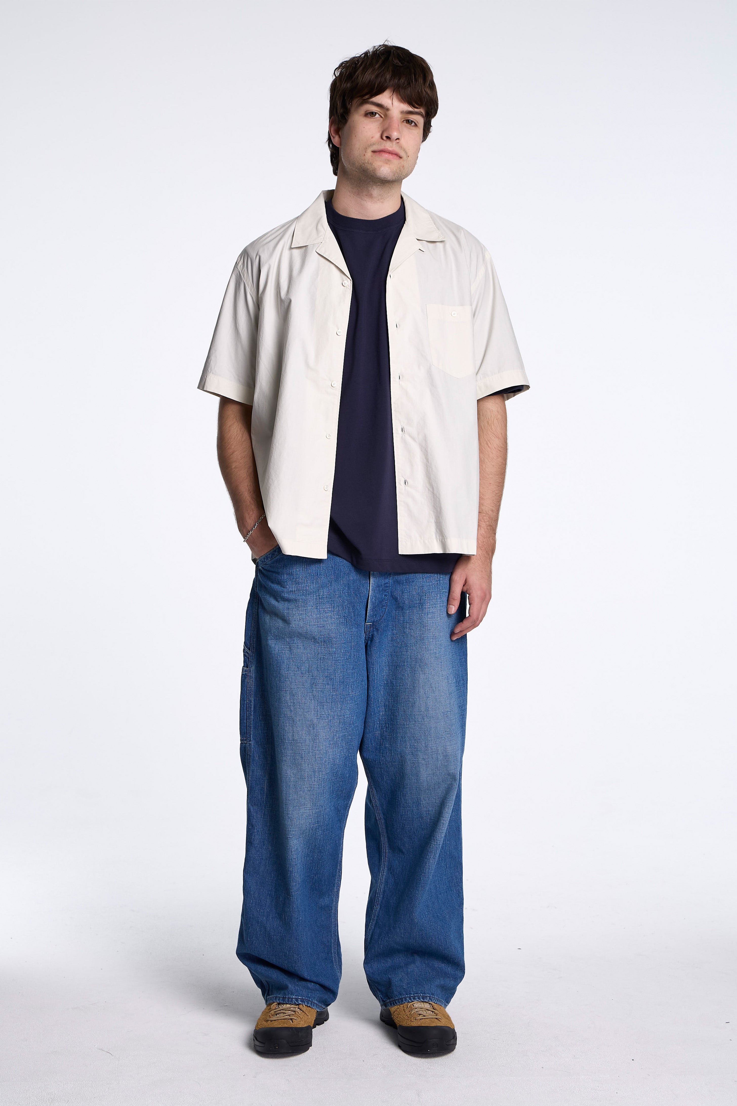 Relax Half Shirt Dusty Beige