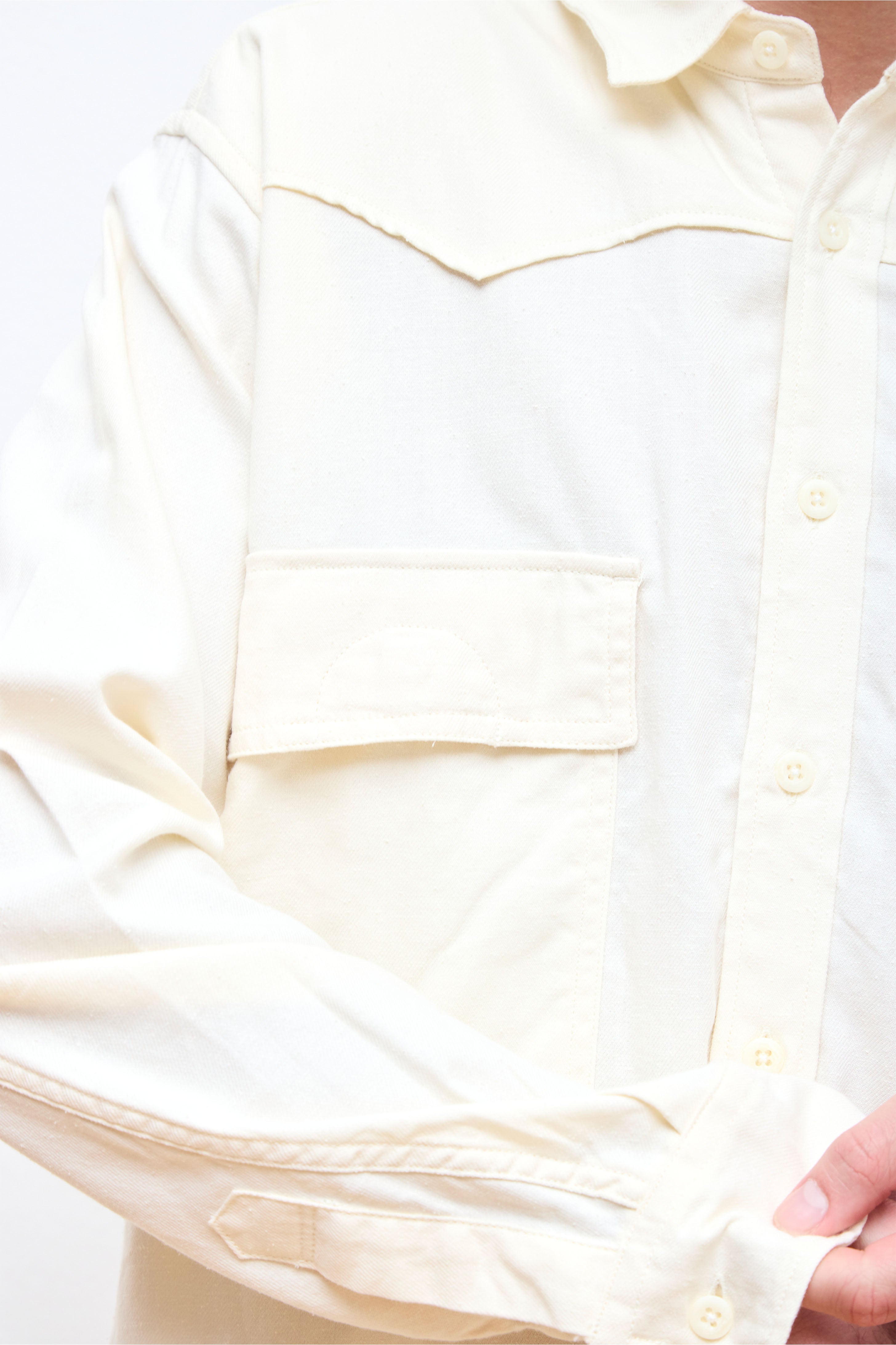 Explorer Shirt Cotton Silk Off White