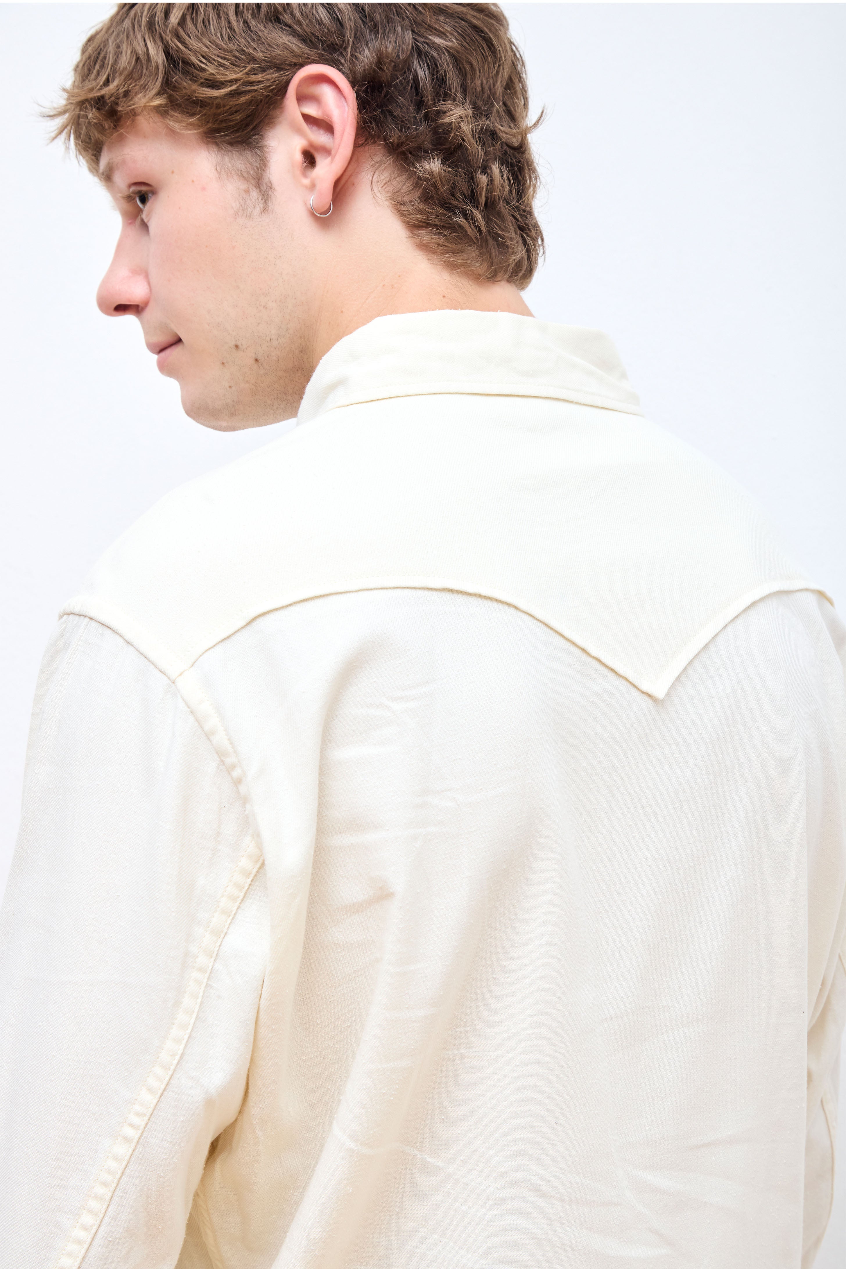 Explorer Shirt Cotton Silk Off White