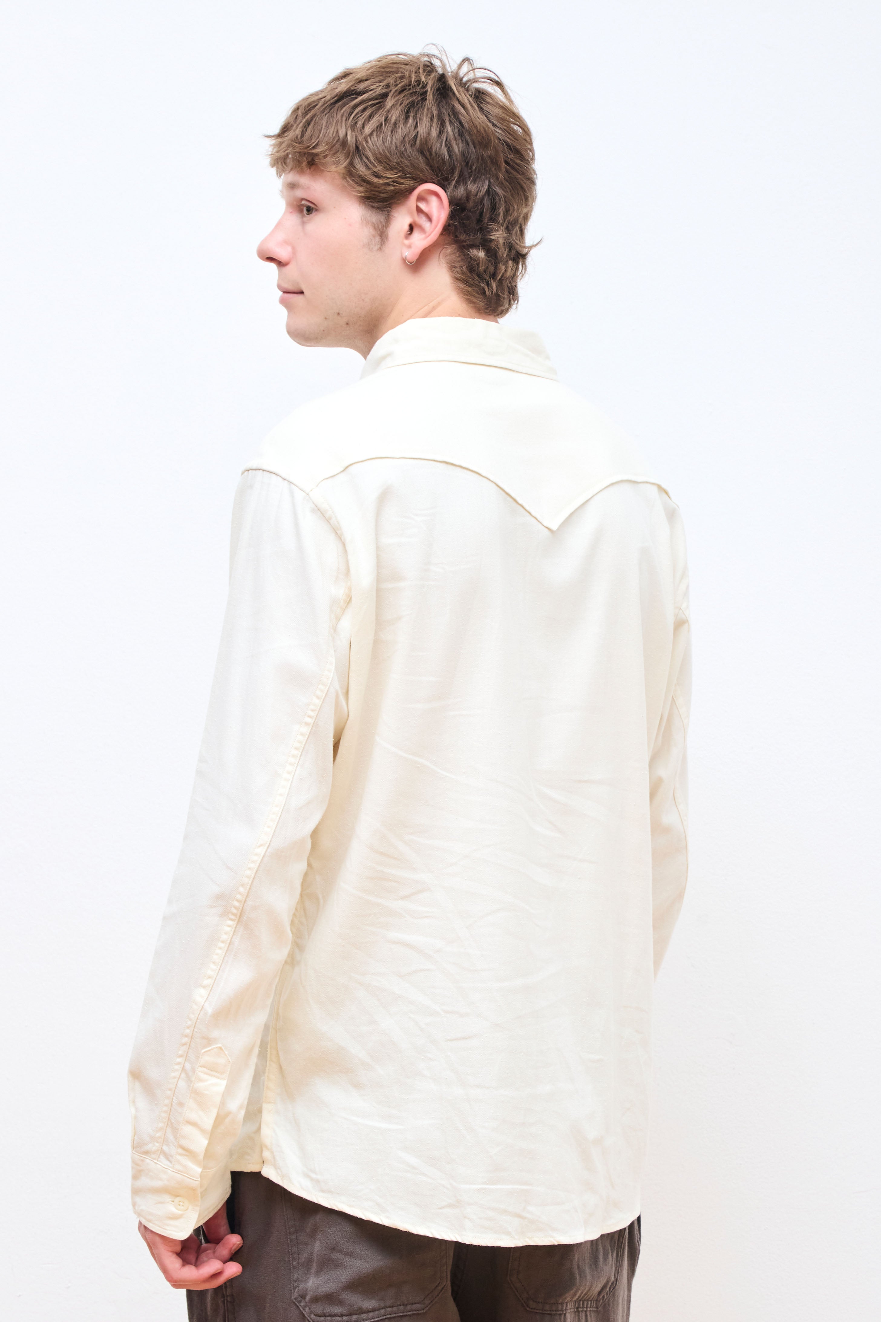 Explorer Shirt Cotton Silk Off White