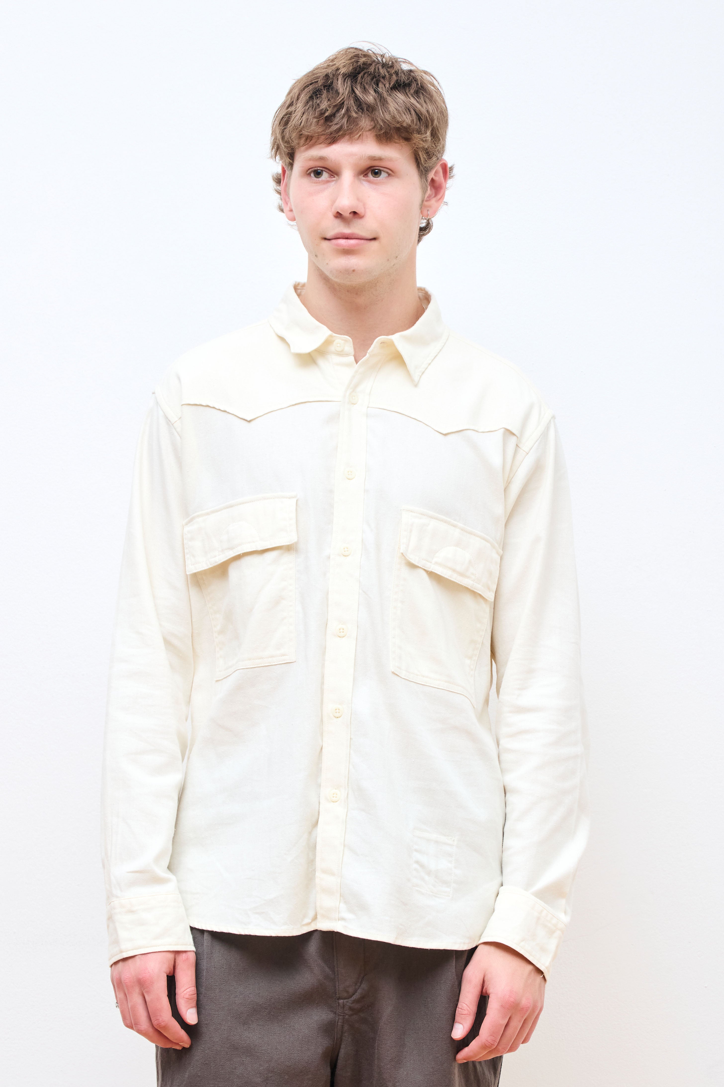 Explorer Shirt Cotton Silk Off White