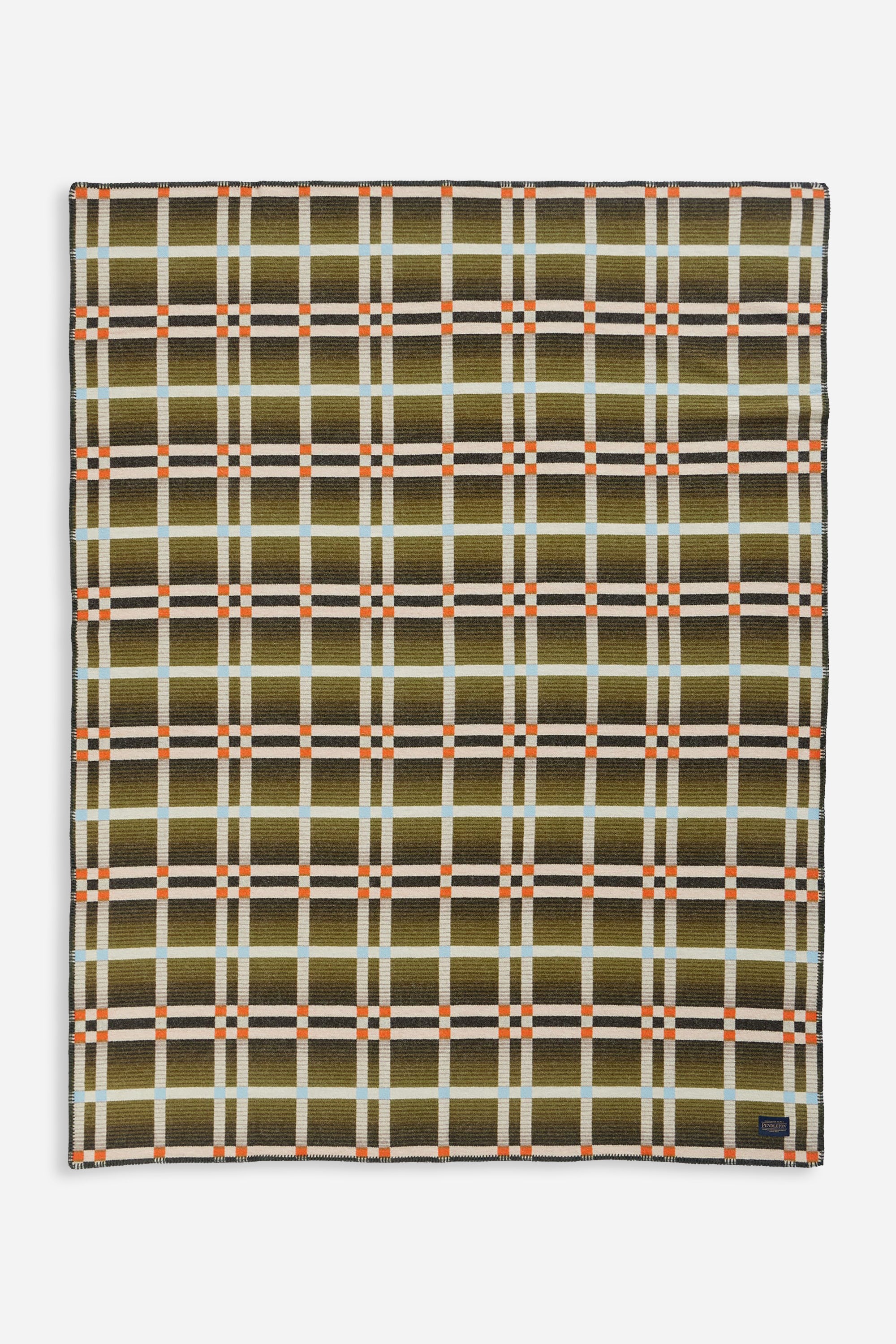 Four Square Throw Slide Mountain Olive