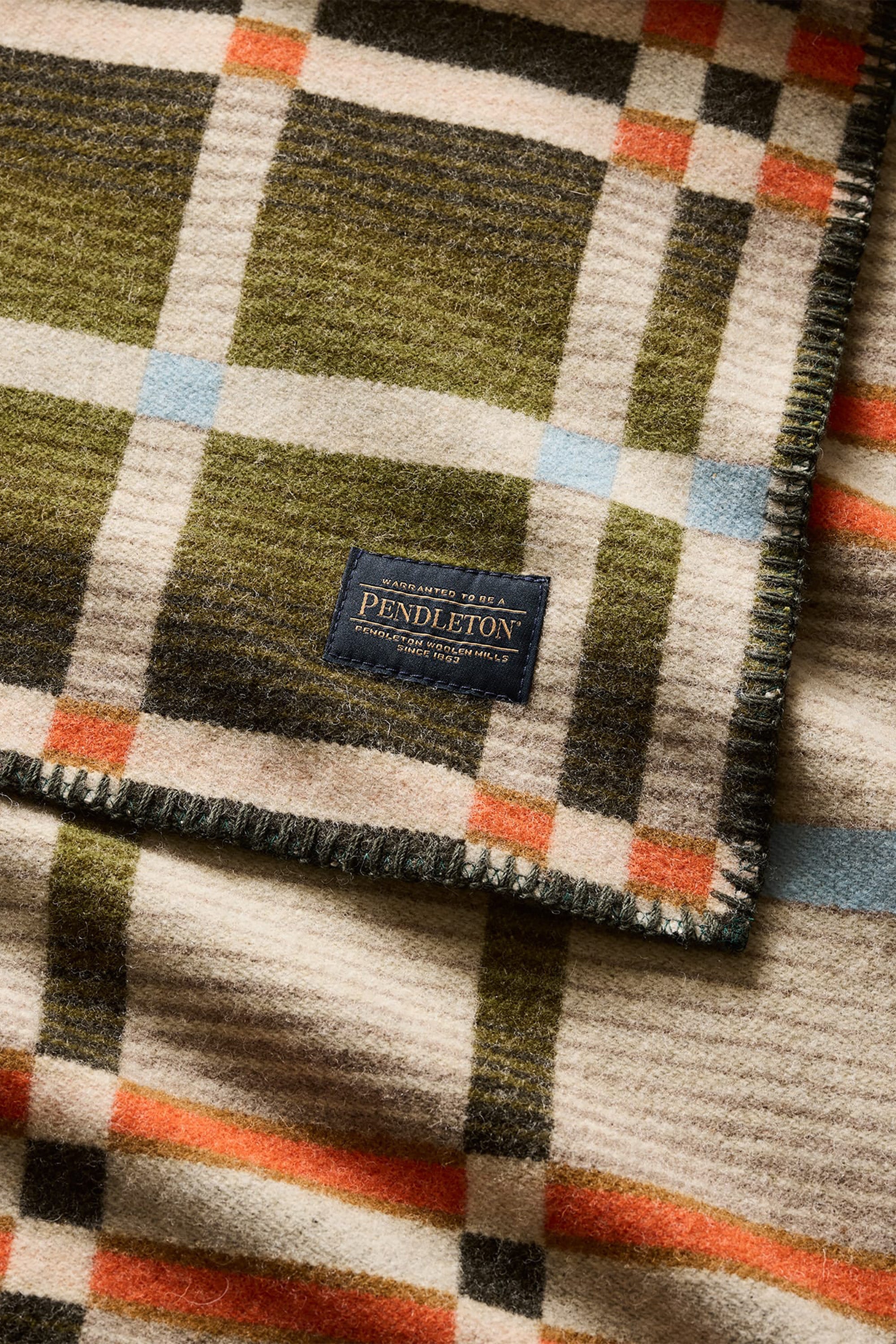 Four Square Throw Slide Mountain Olive
