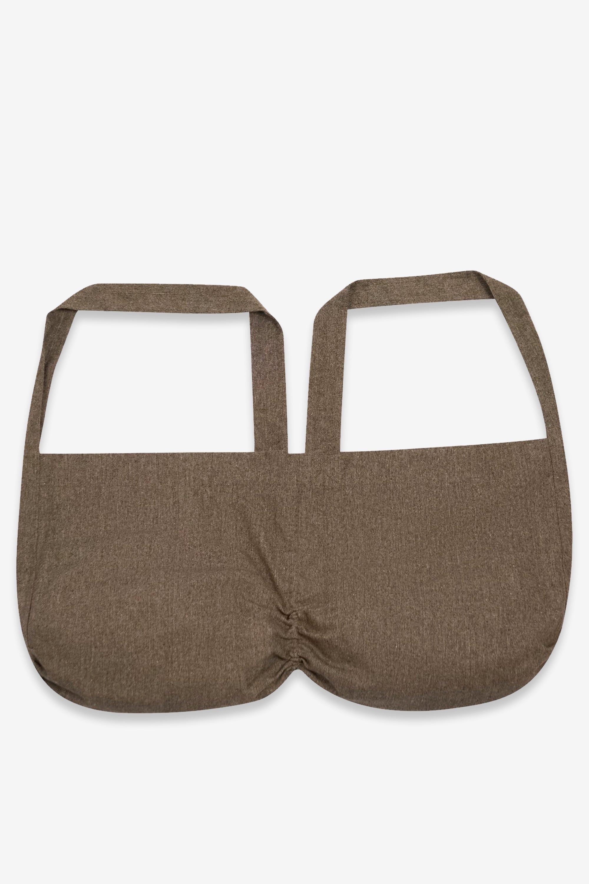 Double Tote Bag Antiqueherringbone Power Loom Wool
