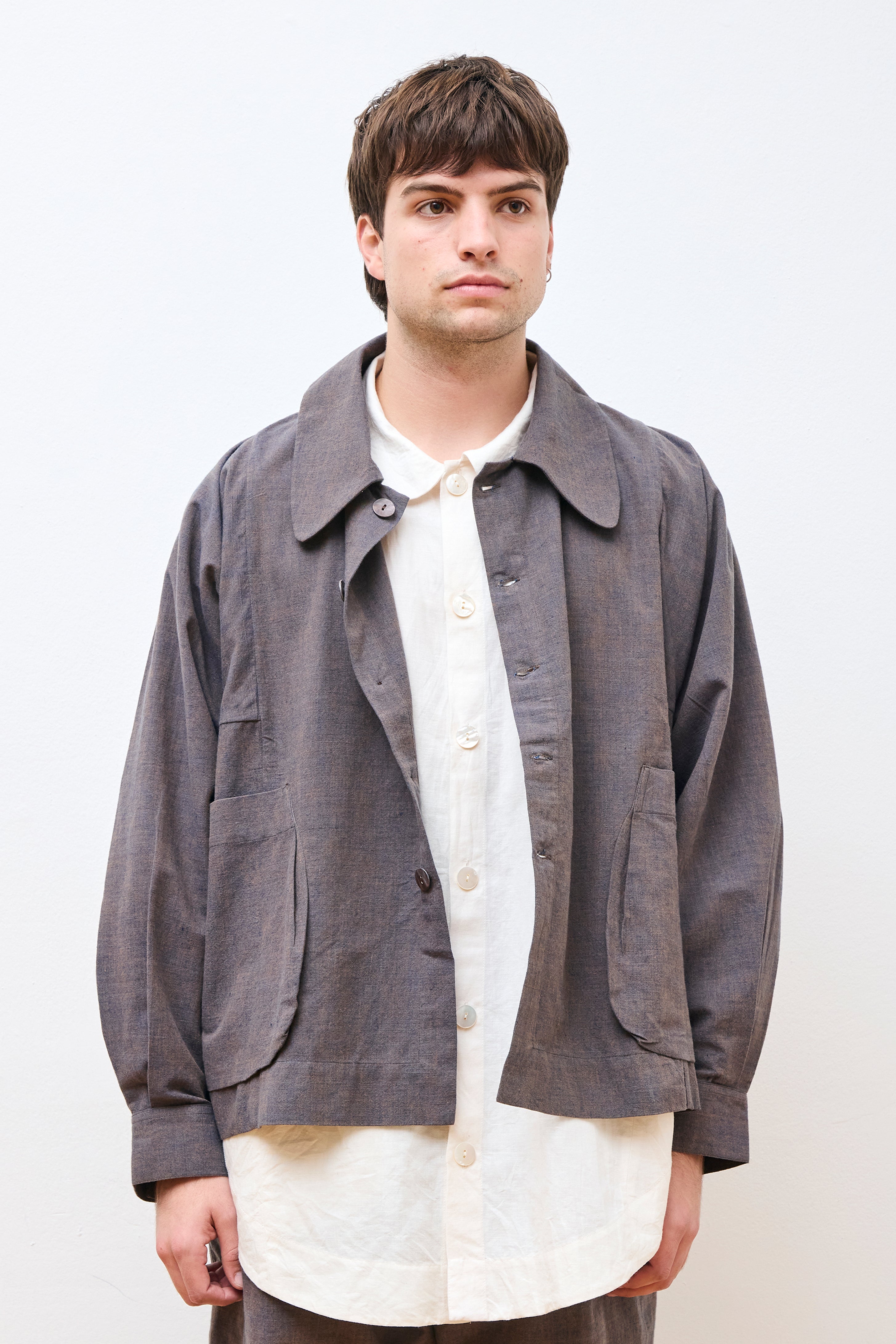 Farmer Jacket Persimmon & Indigo
