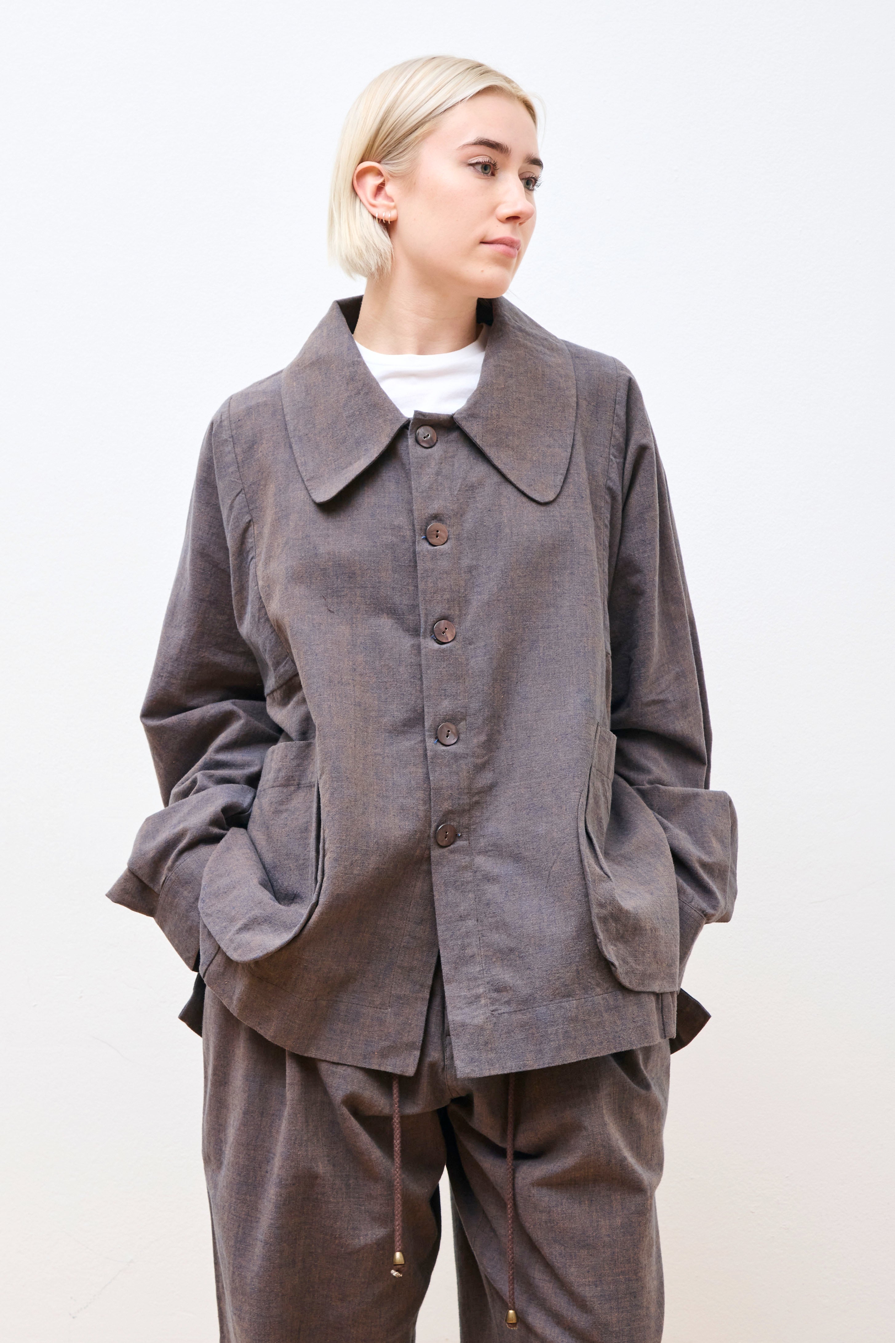 Farmer Jacket Persimmon & Indigo