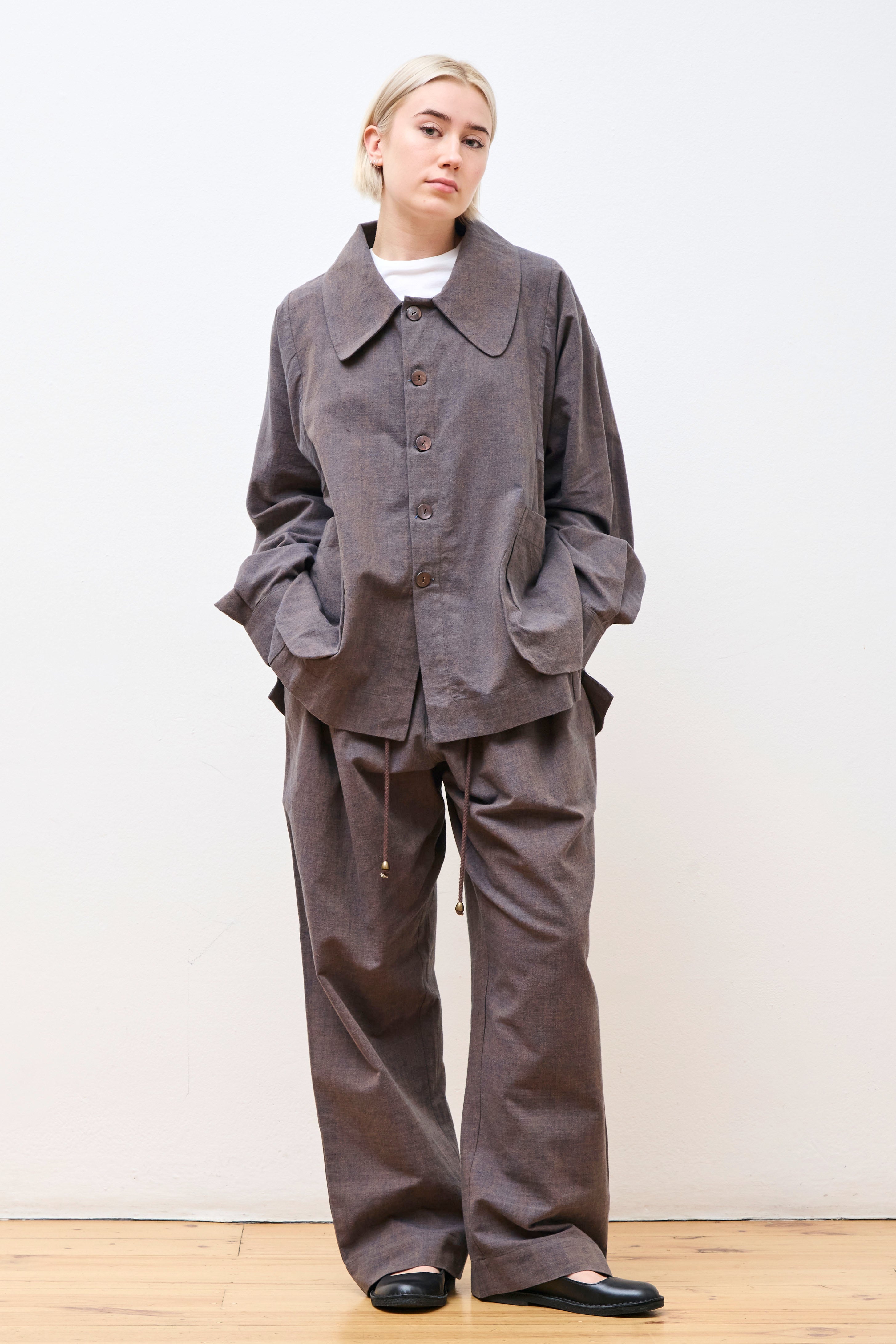 Farmer Pant Persimmon & Indigo Cotton