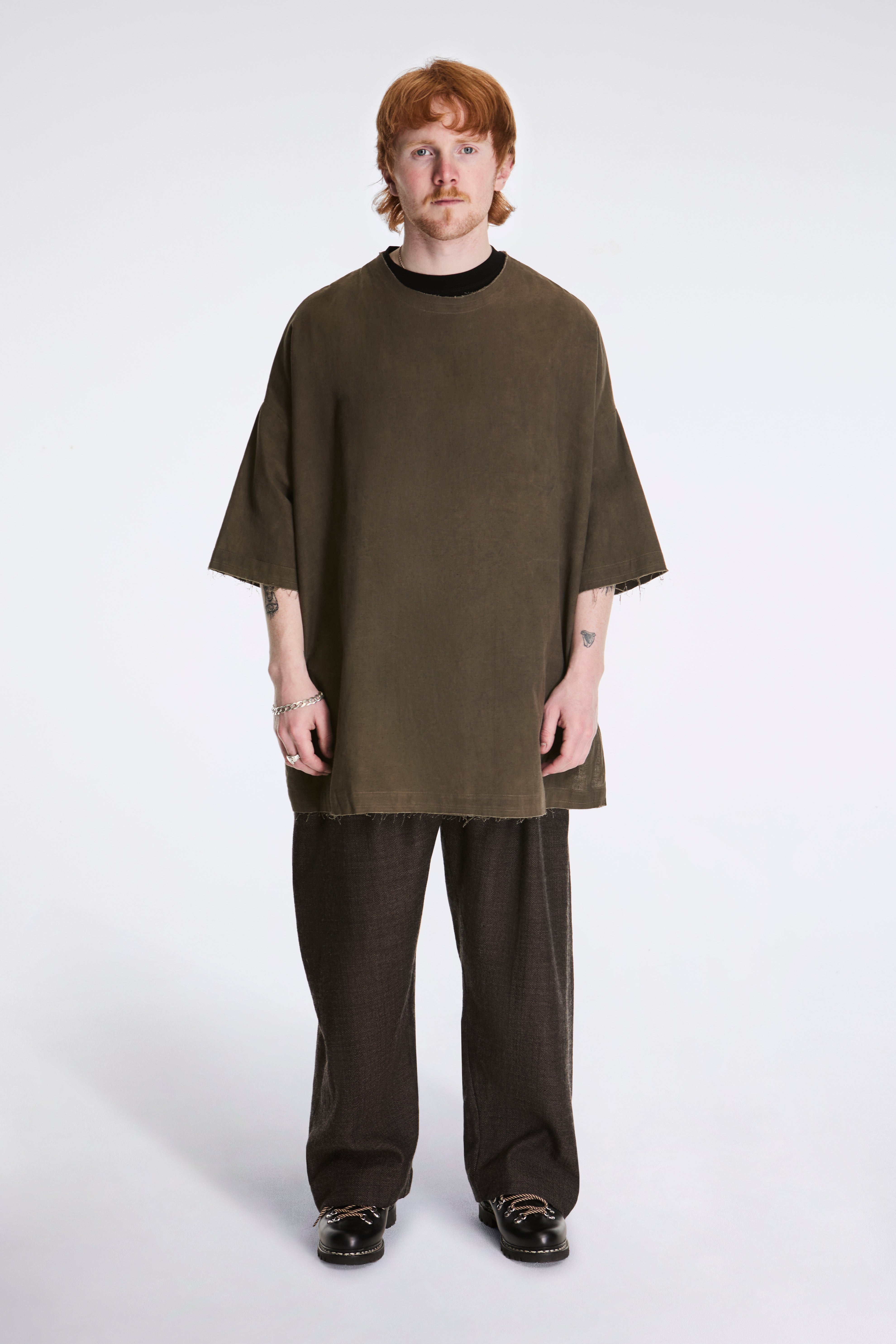 Beekeeper Shirt Handwoven Organic Cotton Dark Grey