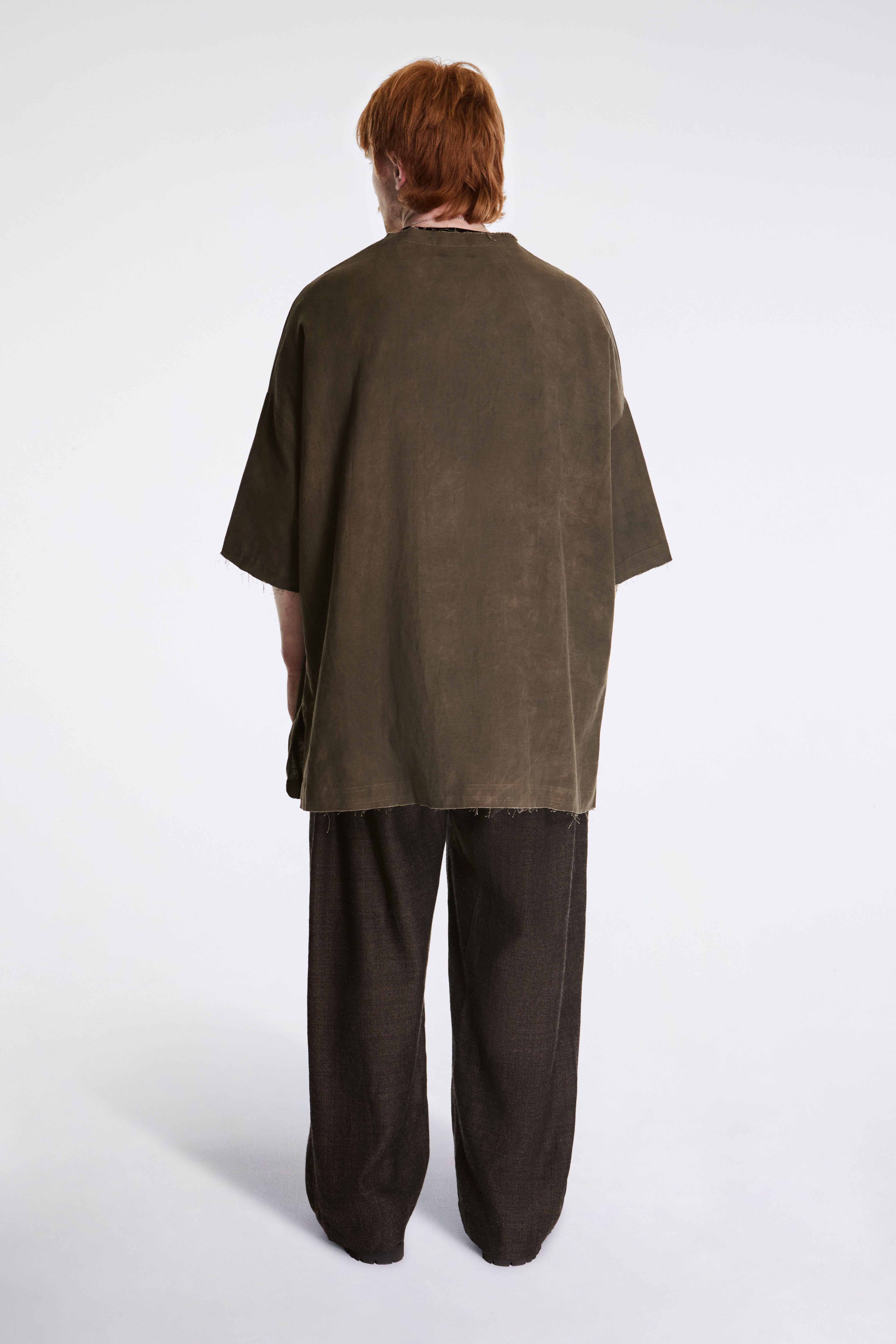 Beekeeper Shirt Handwoven Organic Cotton Dark Grey