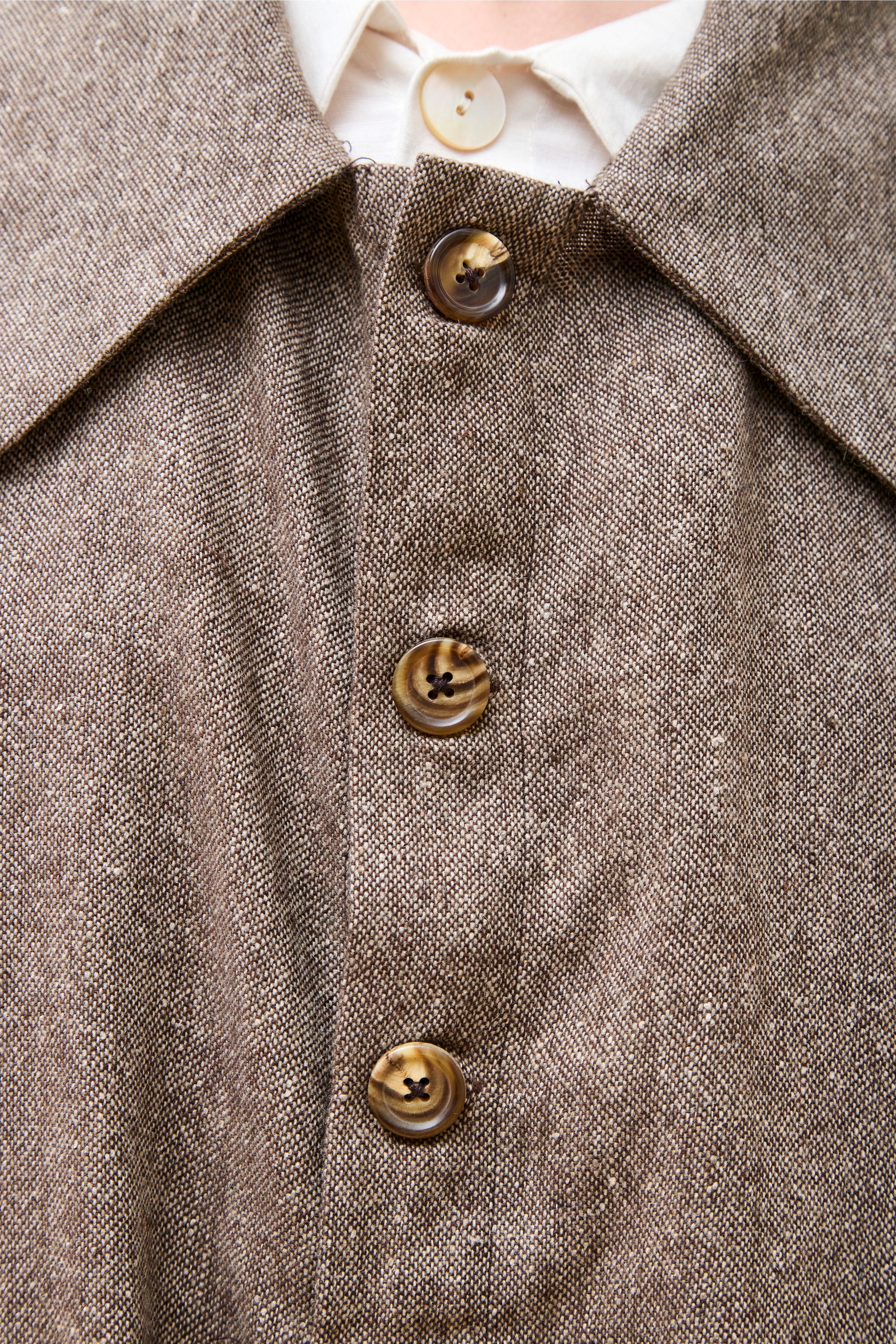 Farmer Jacket F Antique Herringbone Wool