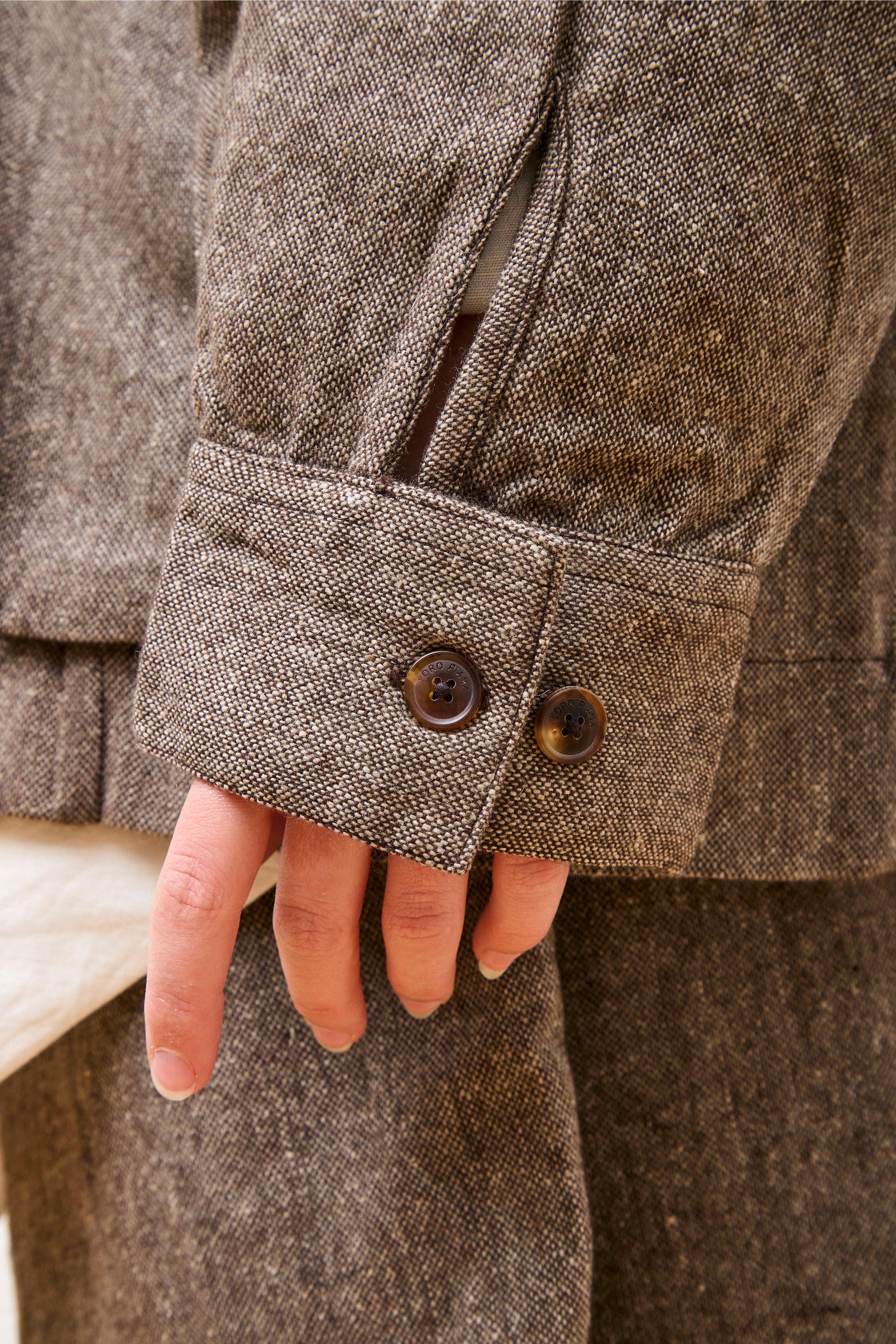 Farmer Jacket F Antique Herringbone Wool