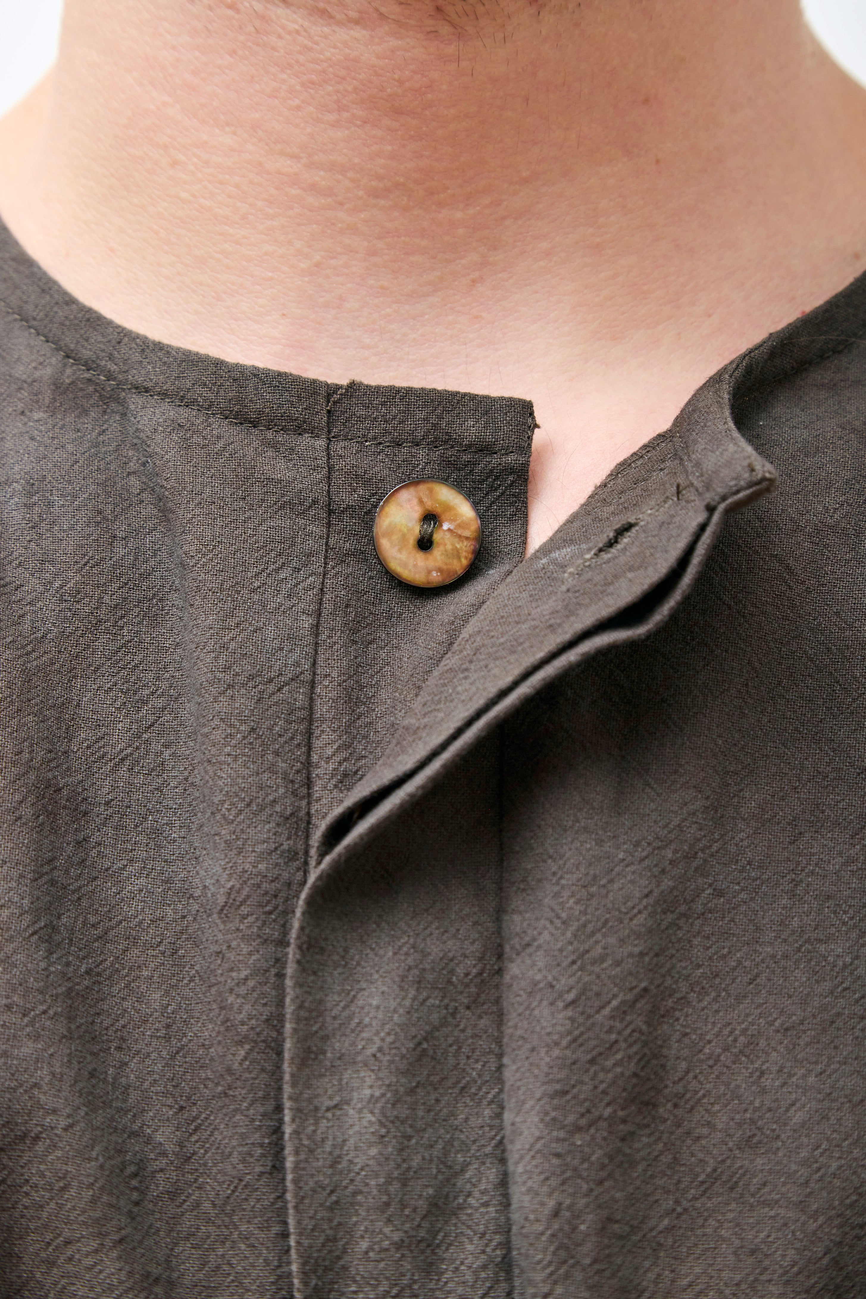 Fisherman Shirt Naturally Dyed Cotton