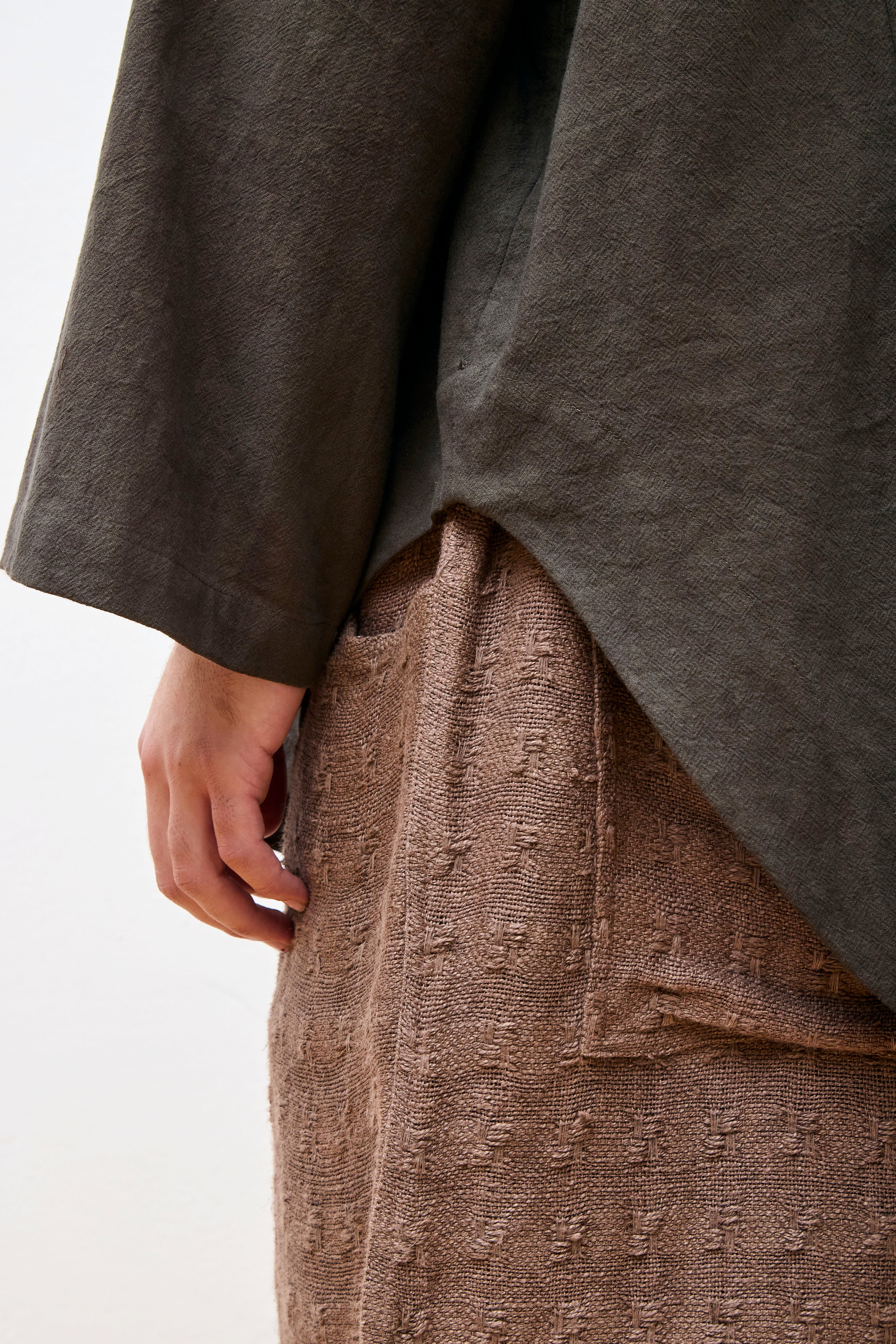 Fisherman Shirt Naturally Dyed Cotton
