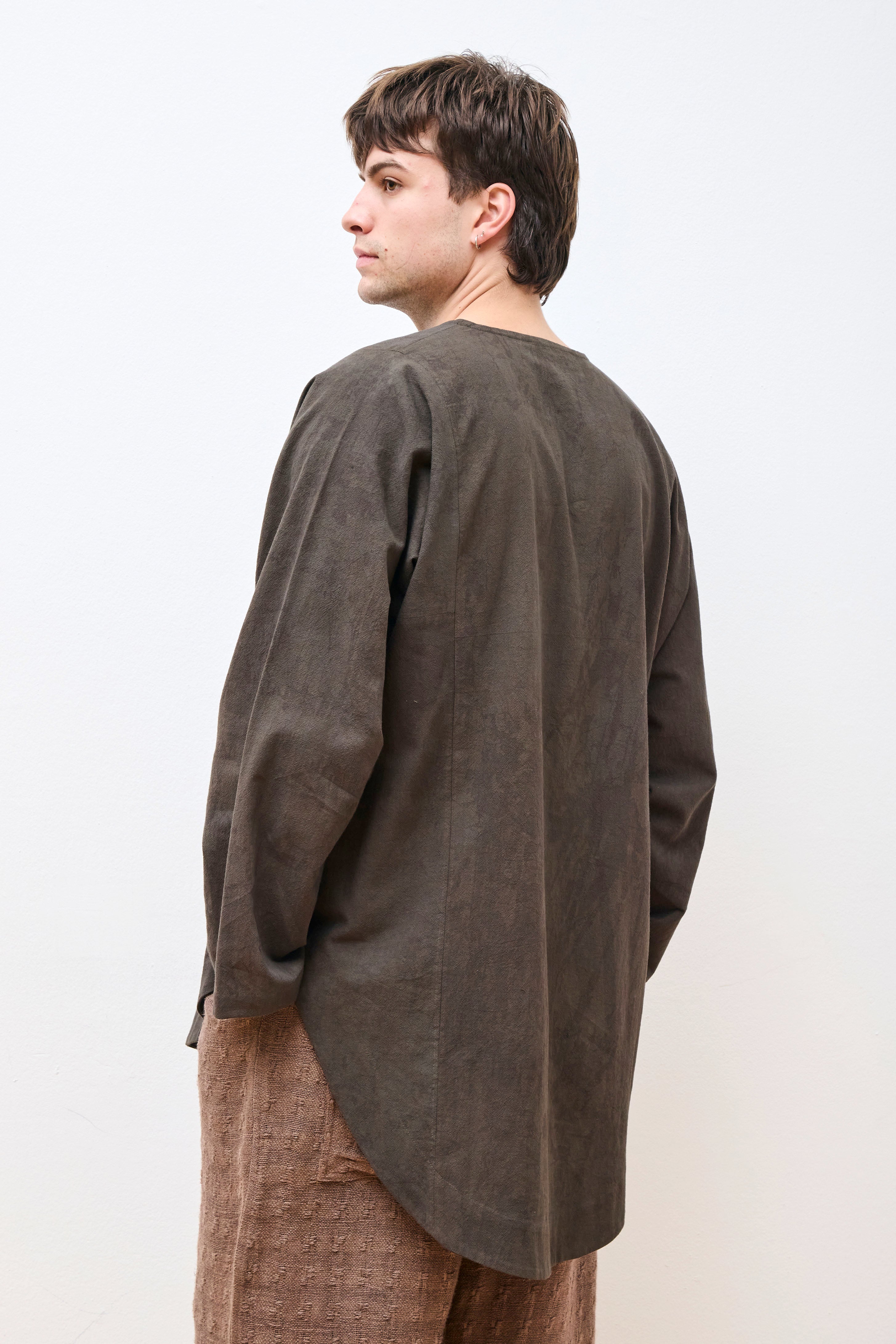 Fisherman Shirt Naturally Dyed Cotton