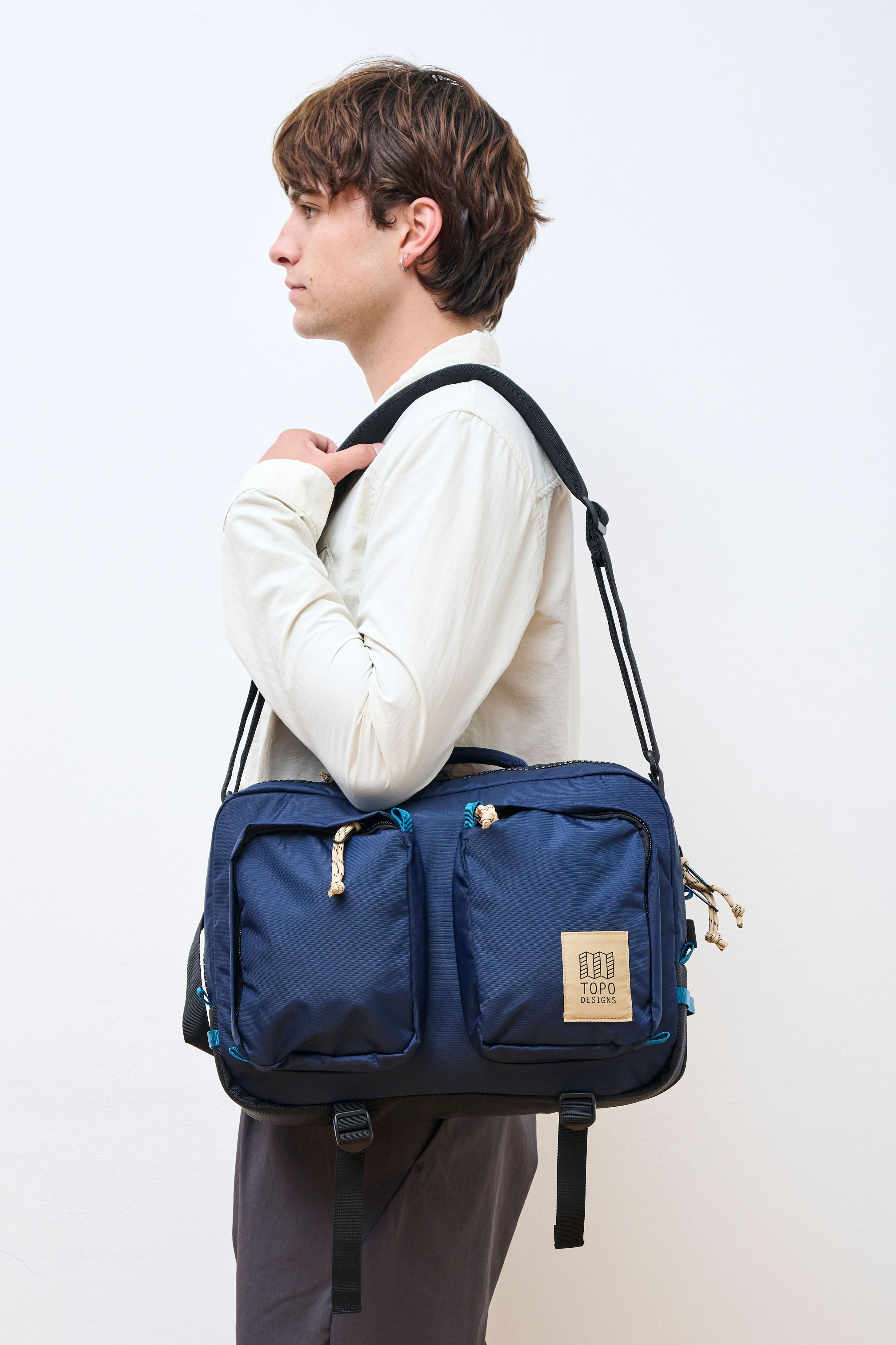 Global Briefcase Navy/Sahara