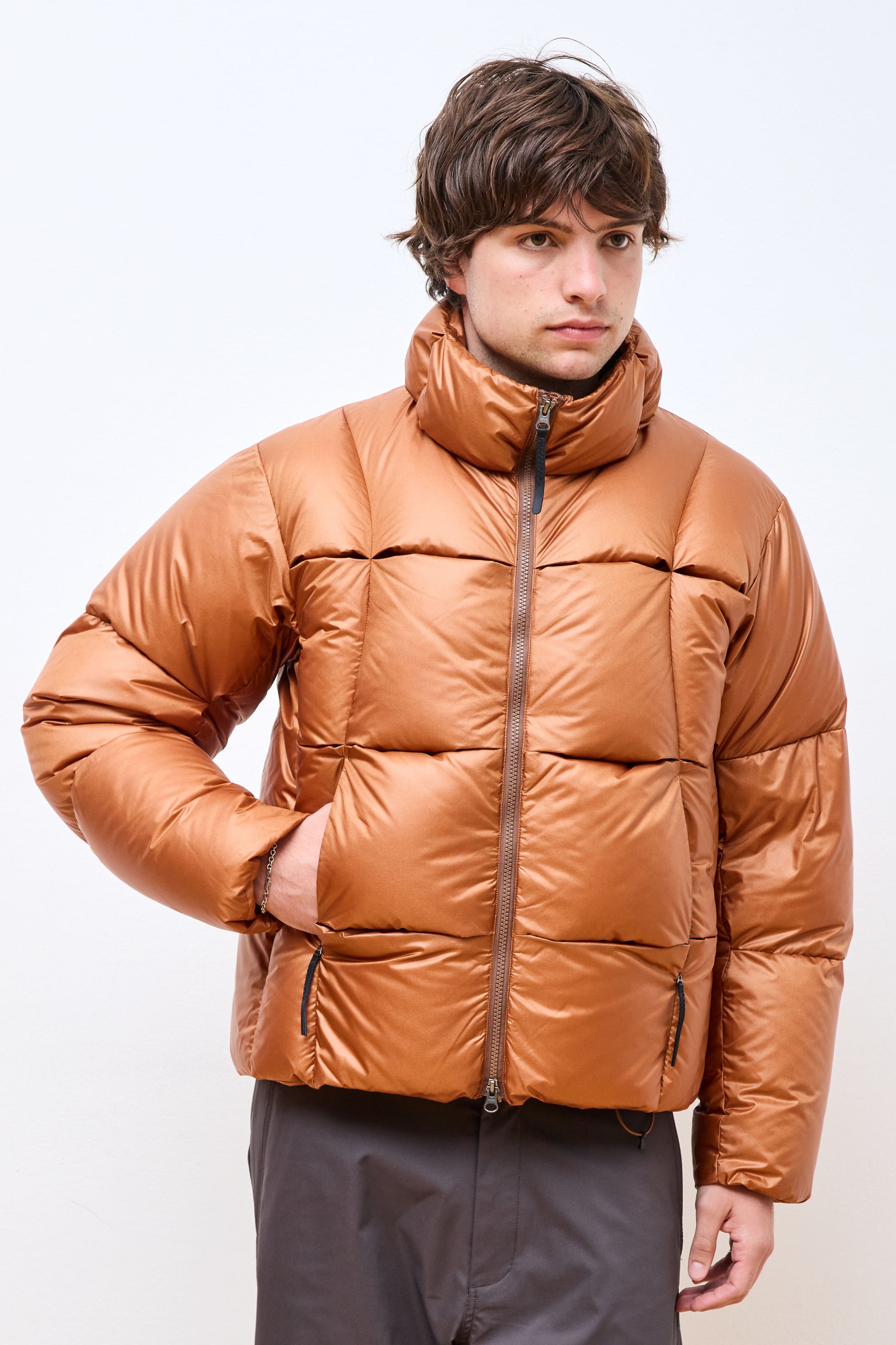 Goldwin 0 Three-Dimensional Down Jacket Copper