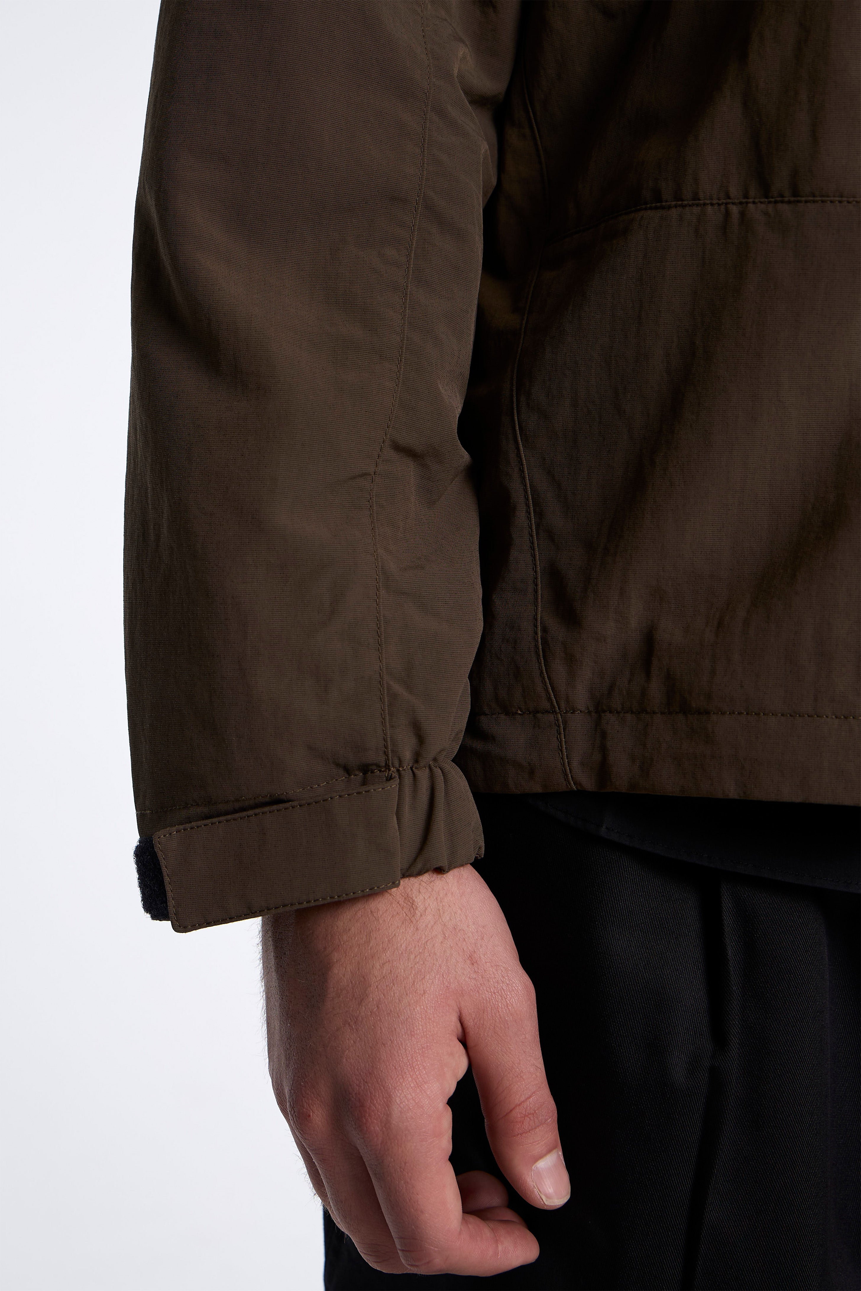Dope Dyed Tussah Warmer Jacket Morel