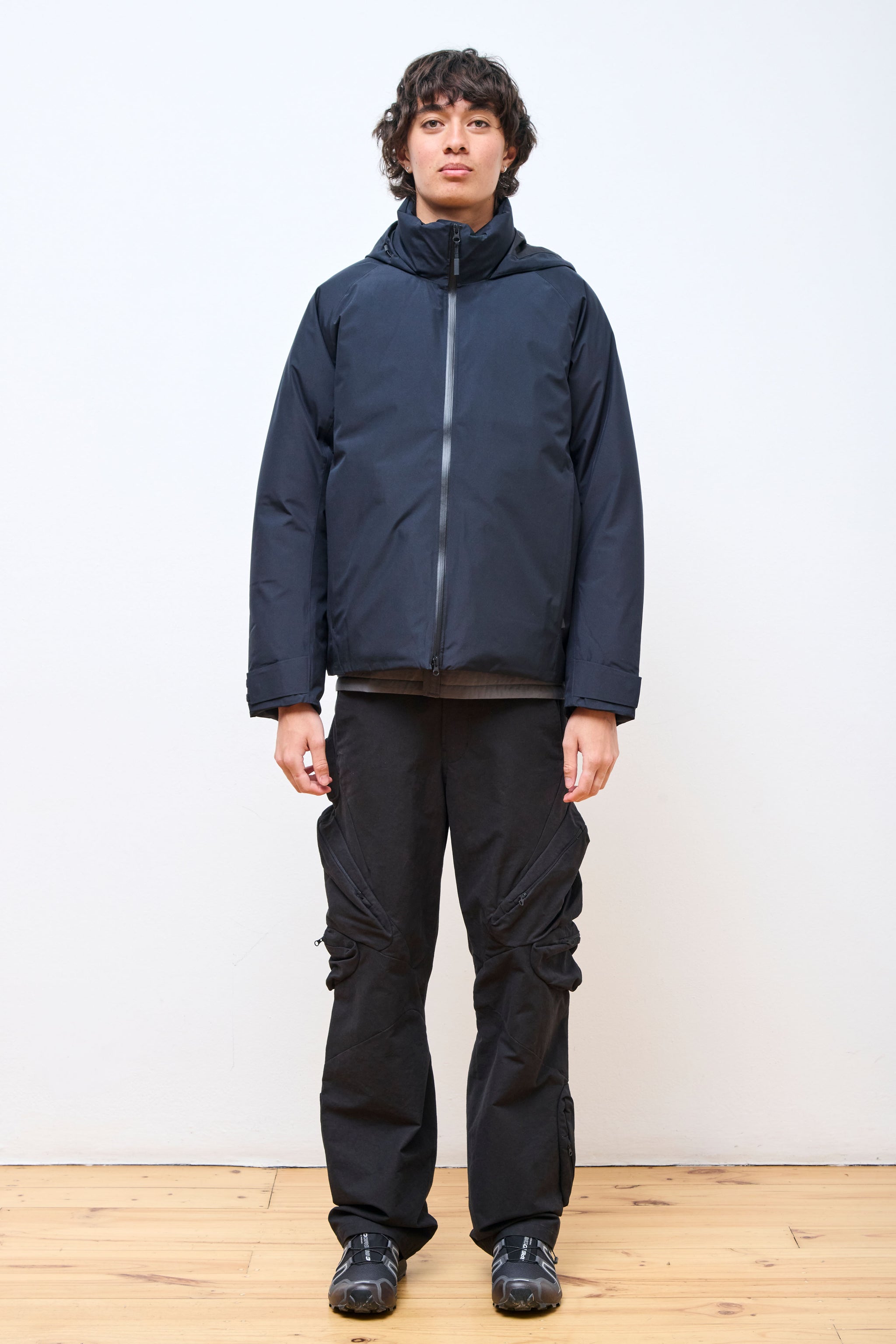 Goldwin Gore-Tex 900Fp Down Jacket Black - Main Image