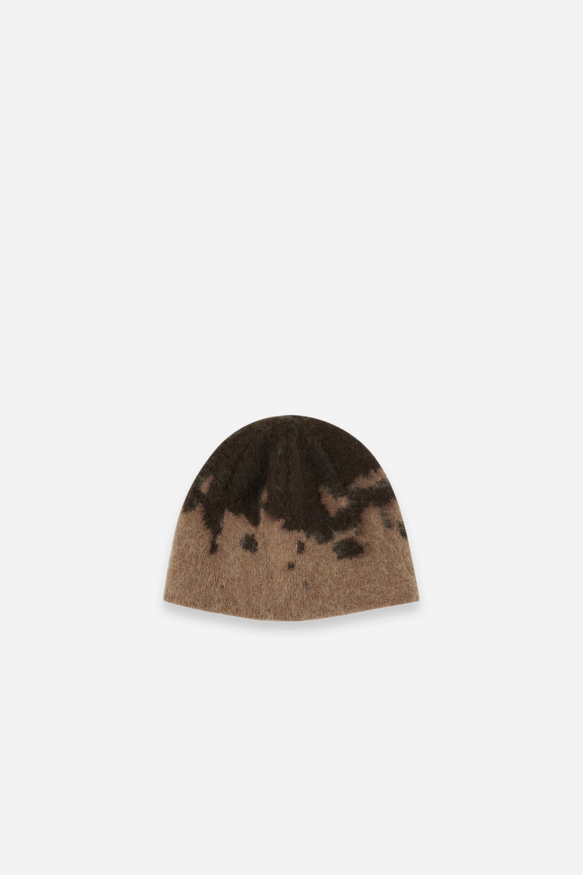 Mohair Splatter Beanie Taupe Splatter