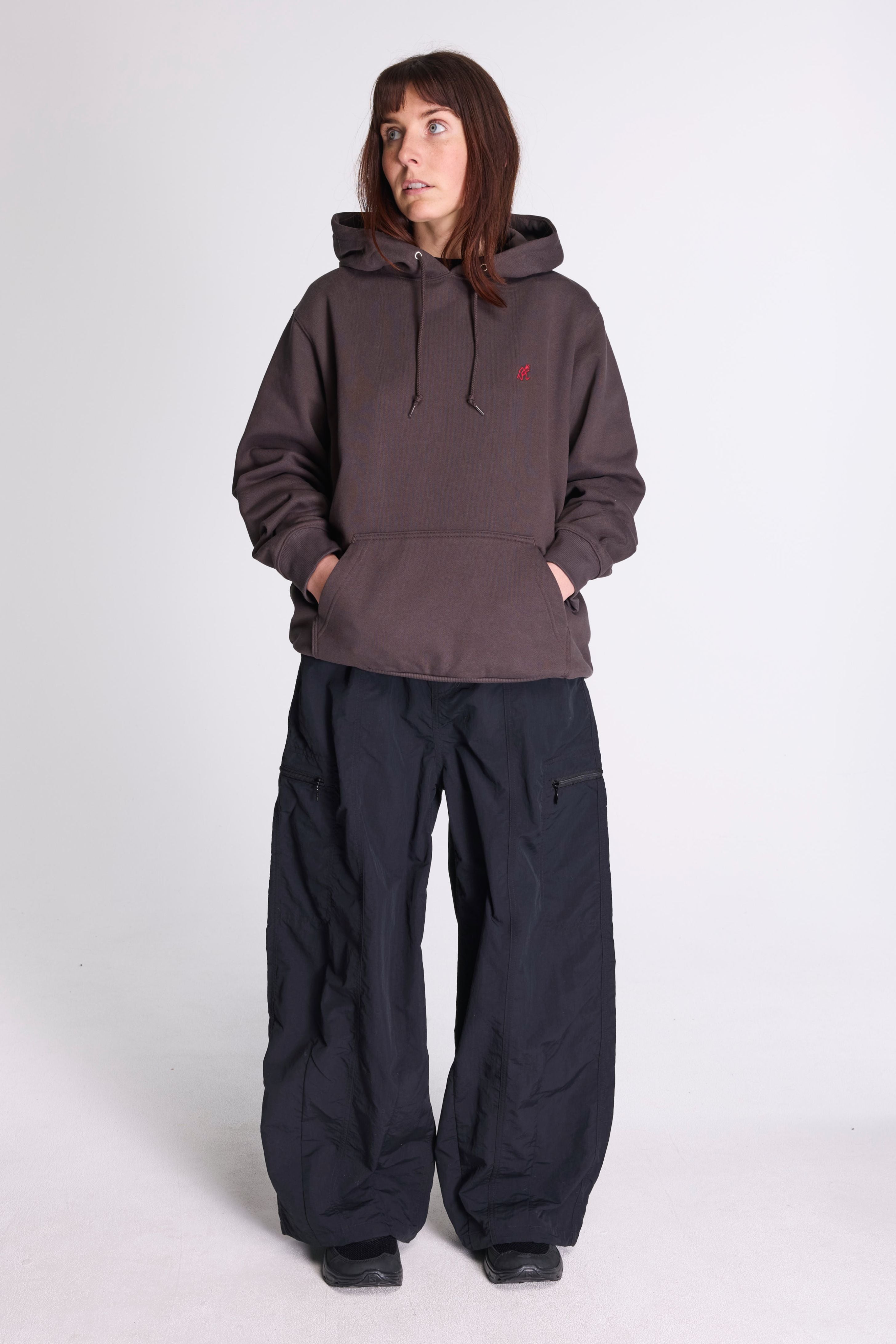 Nylon Balloon Pant Black