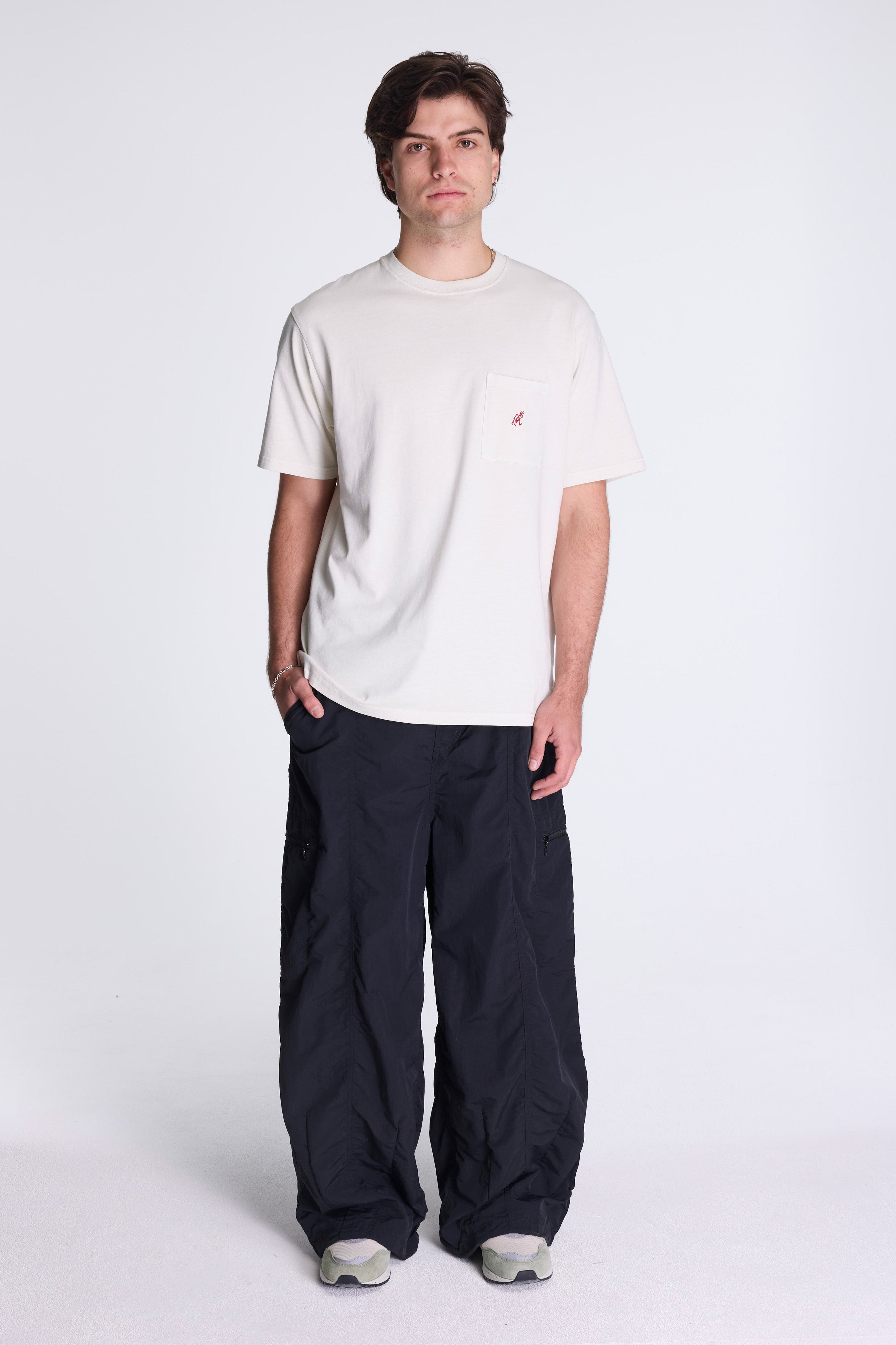 Nylon Balloon Pant Black