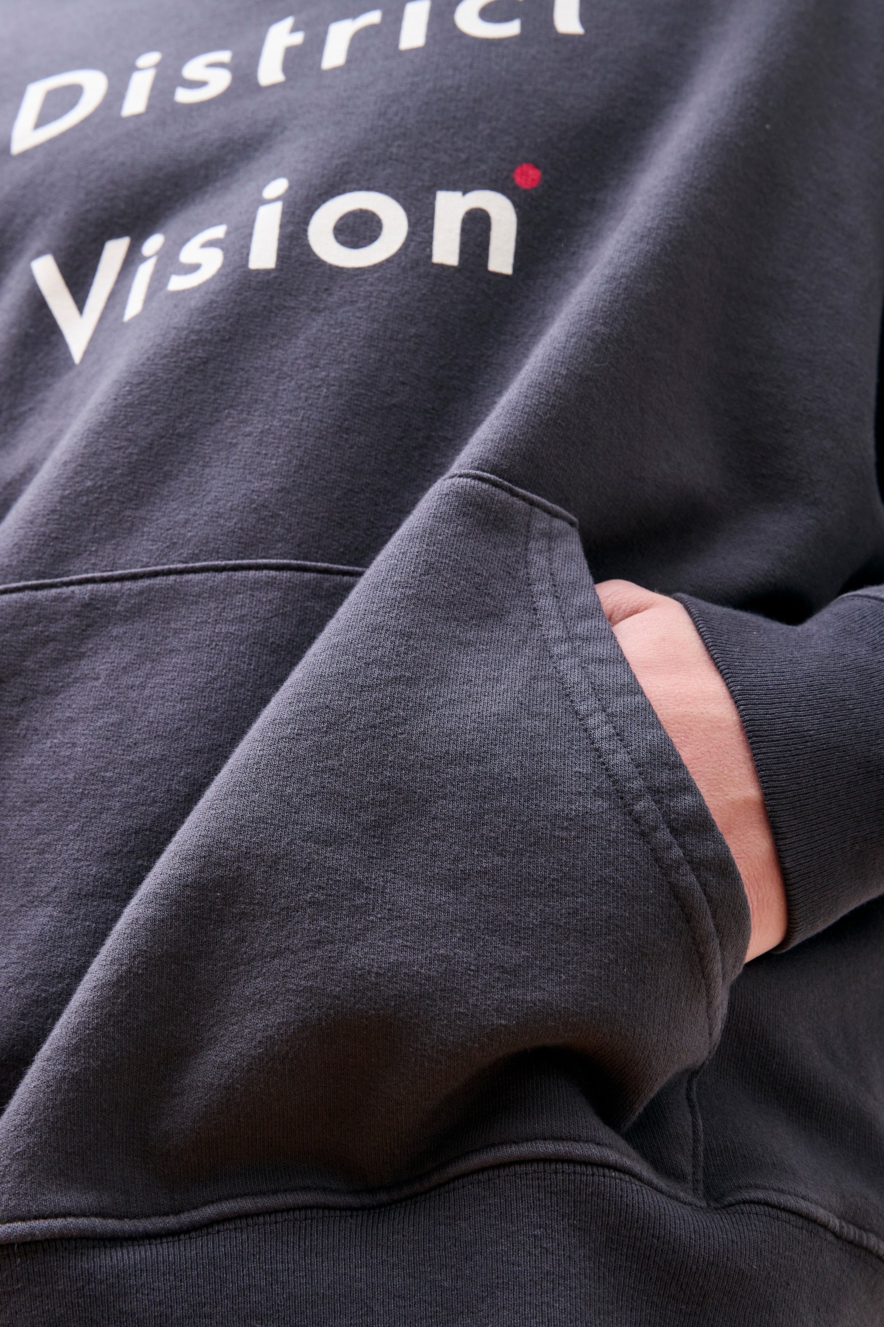 California Cotton Hoodie Black Wordmark