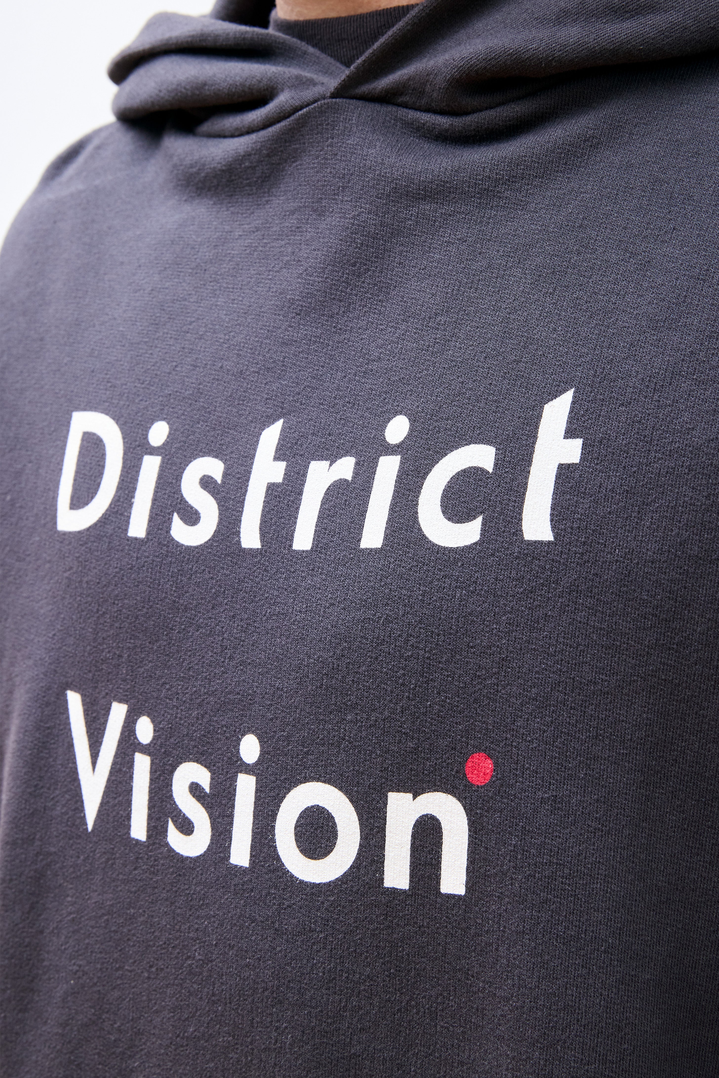 California Cotton Hoodie Black Wordmark