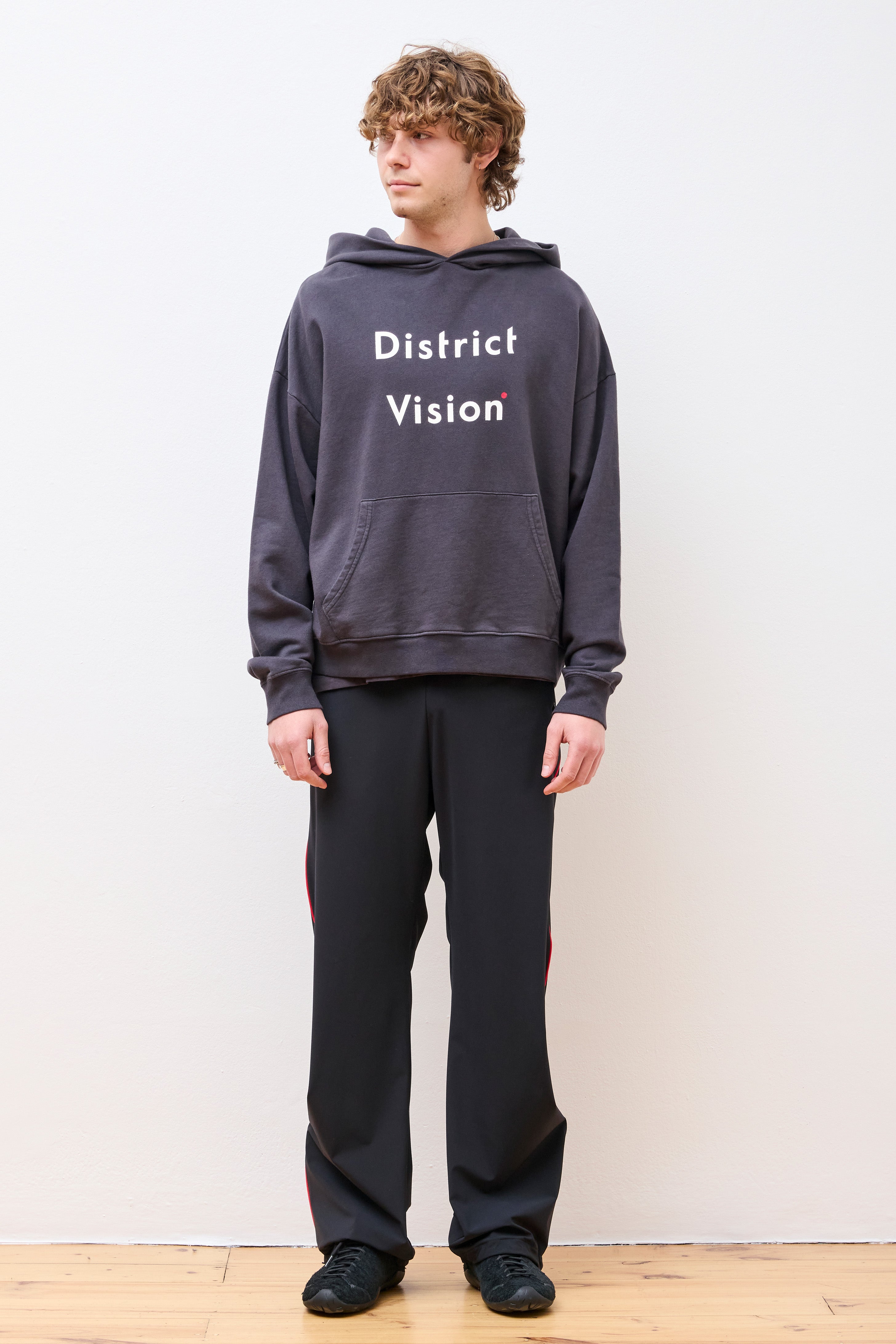 California Cotton Hoodie Black Wordmark