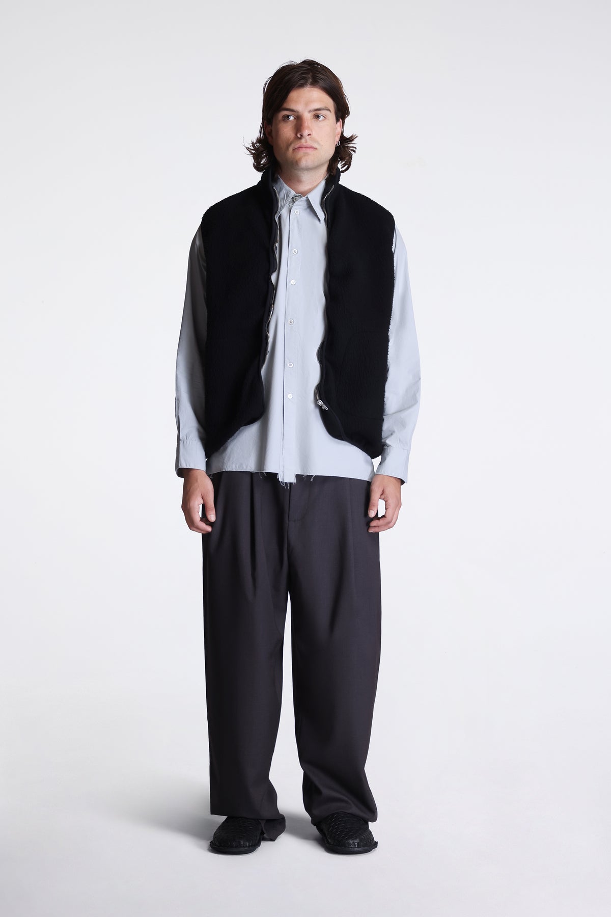 Fleece Vest Black