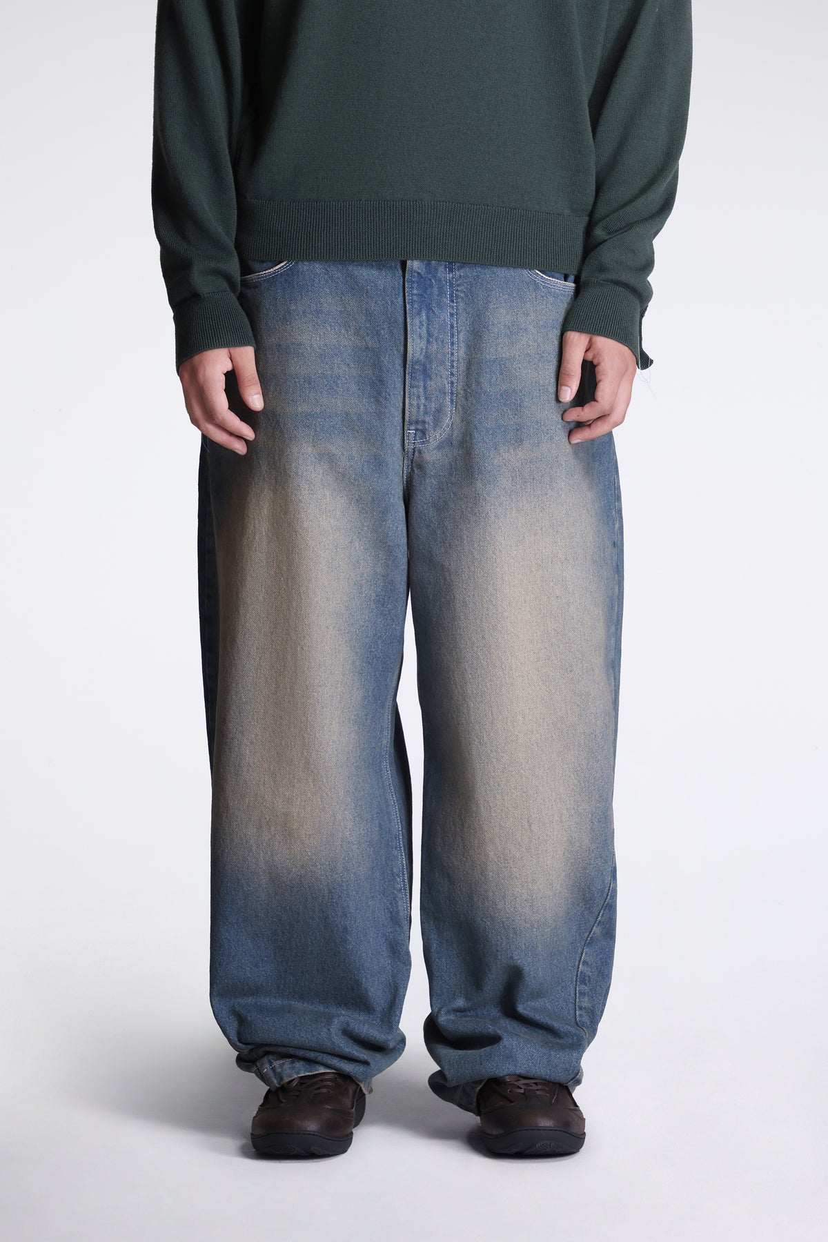 Wobbly Jeans Vintage Blue/Green