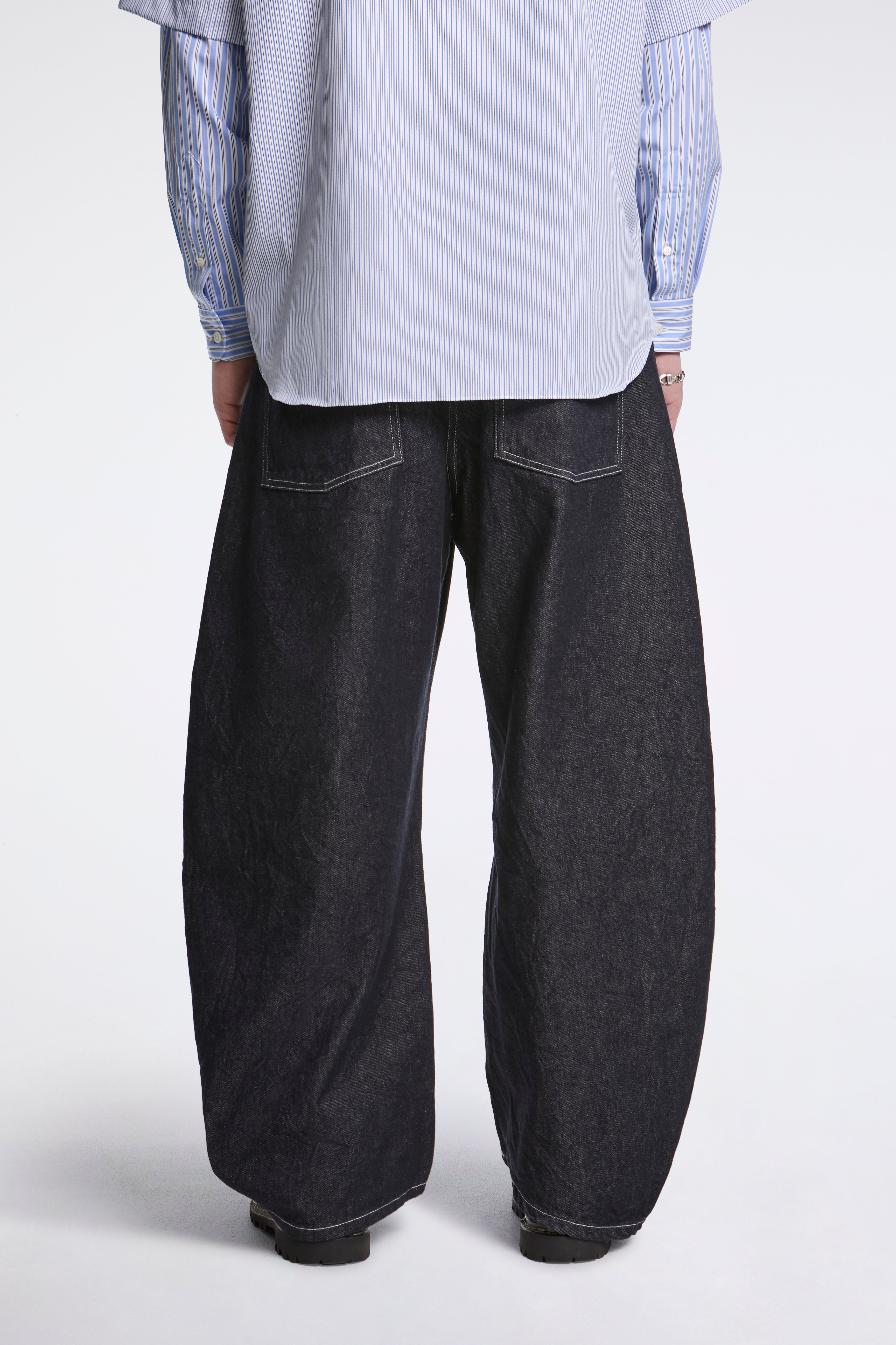 Barell Leg Denim Trouser Indigo