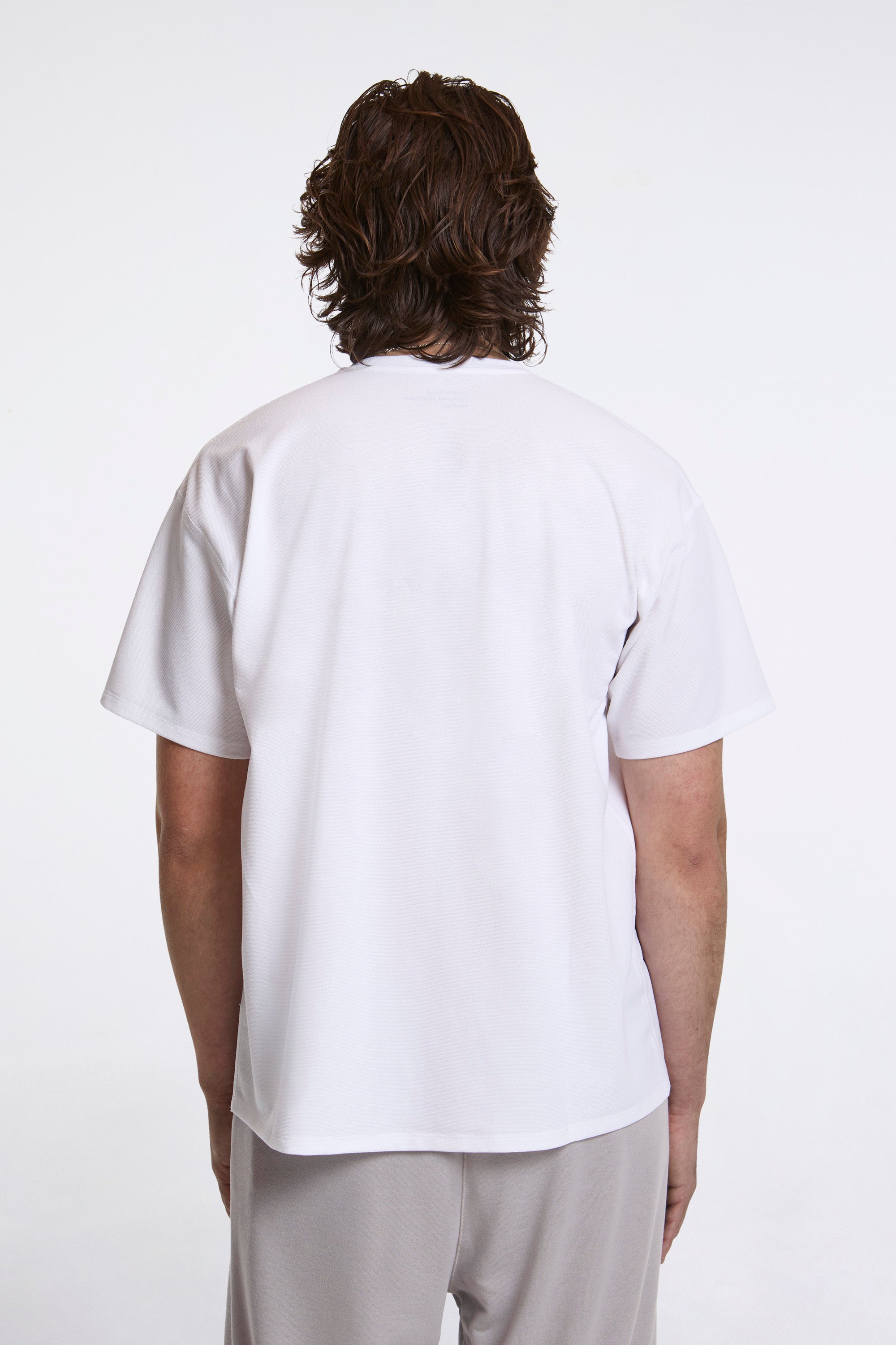 Quick-Dry Boxy Short Sleeve Tee White