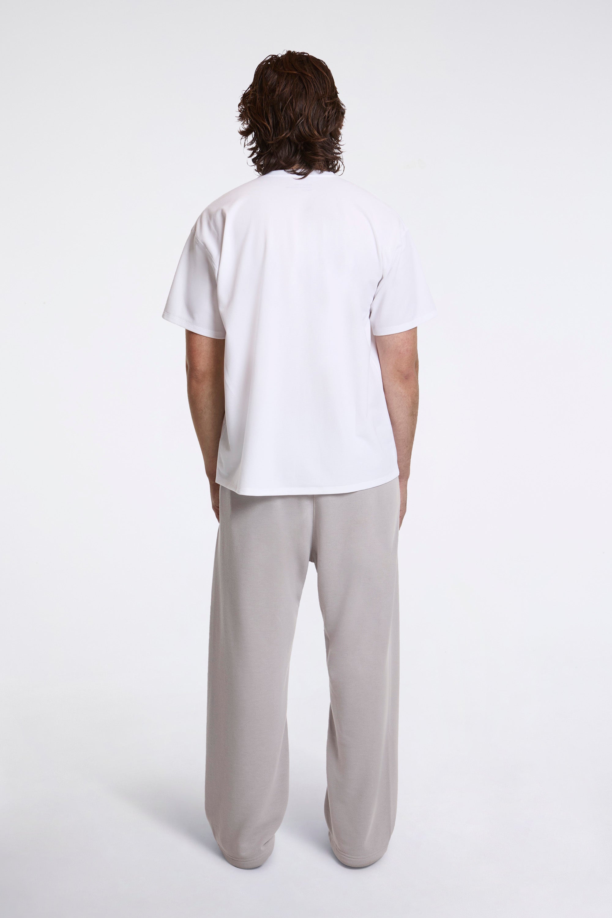 Quick-Dry Boxy Short Sleeve Tee White