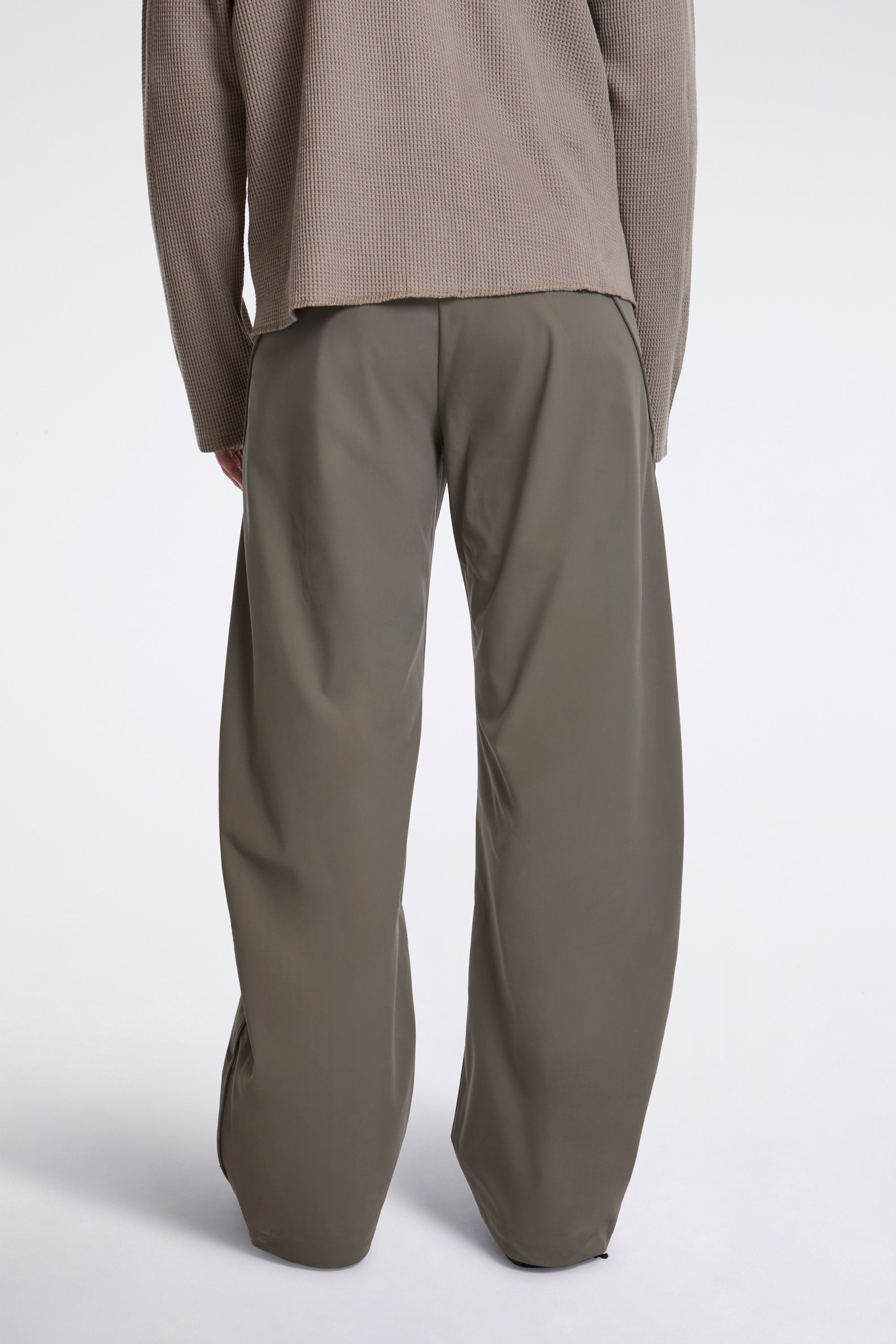 Straight Leg Pants Stone Grey