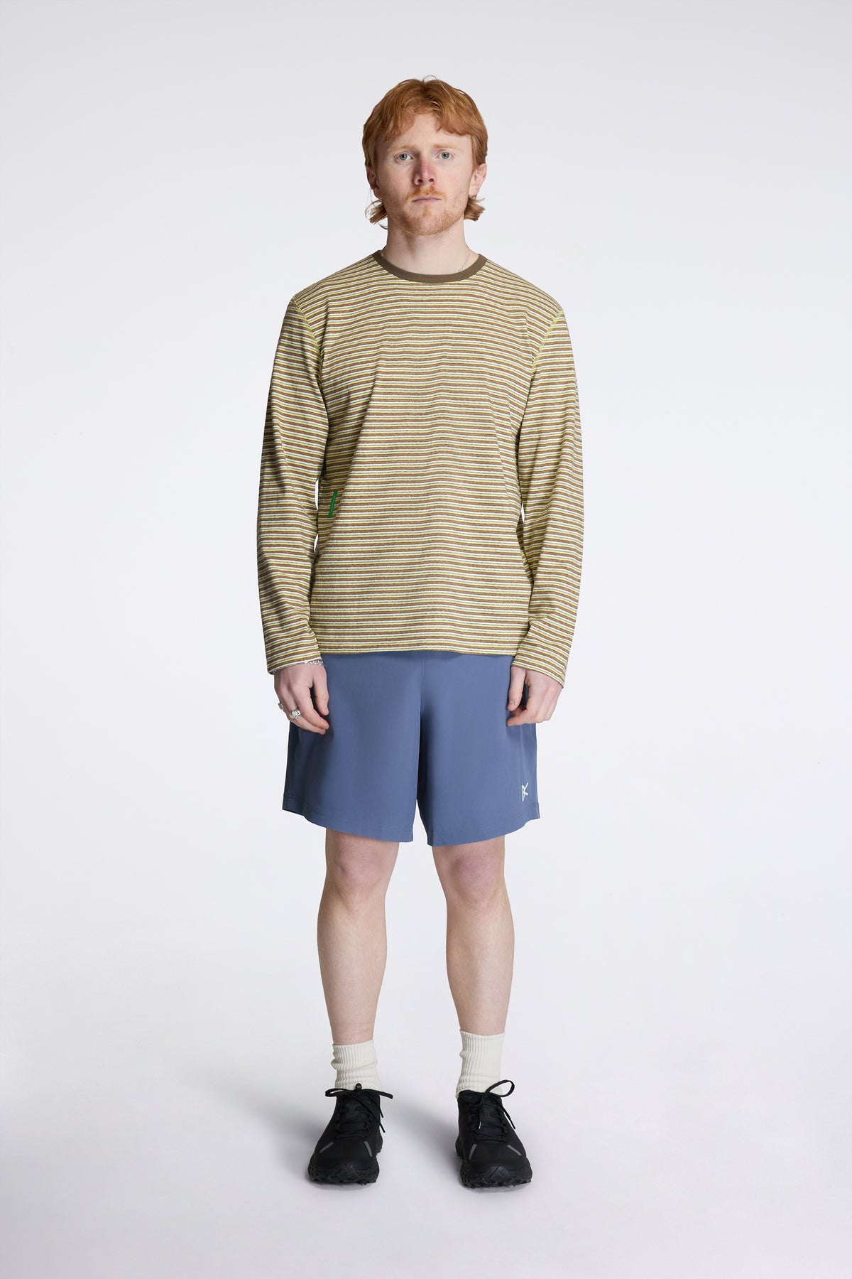 Long Sleeve Stripe Tee Yellow Stripe
