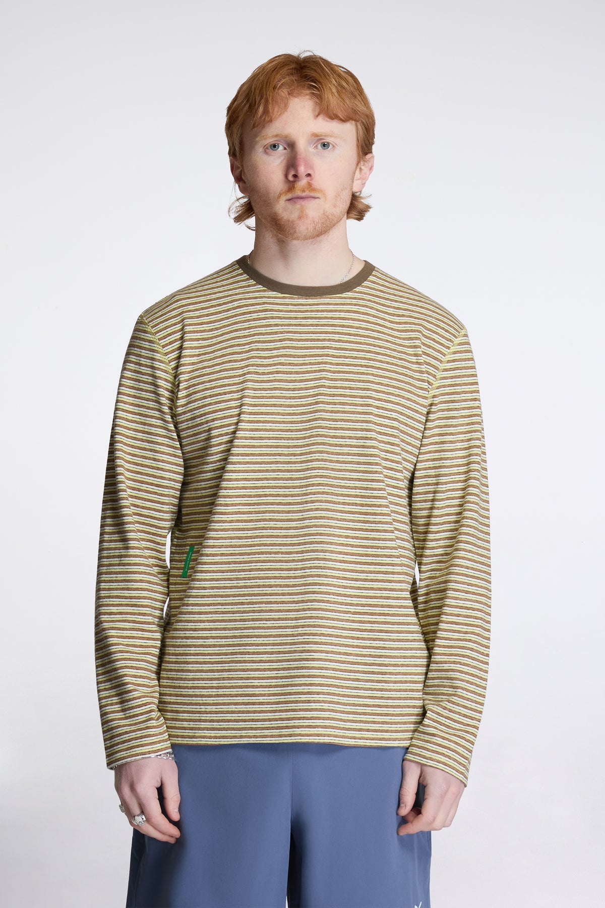 Long Sleeve Stripe Tee Yellow Stripe