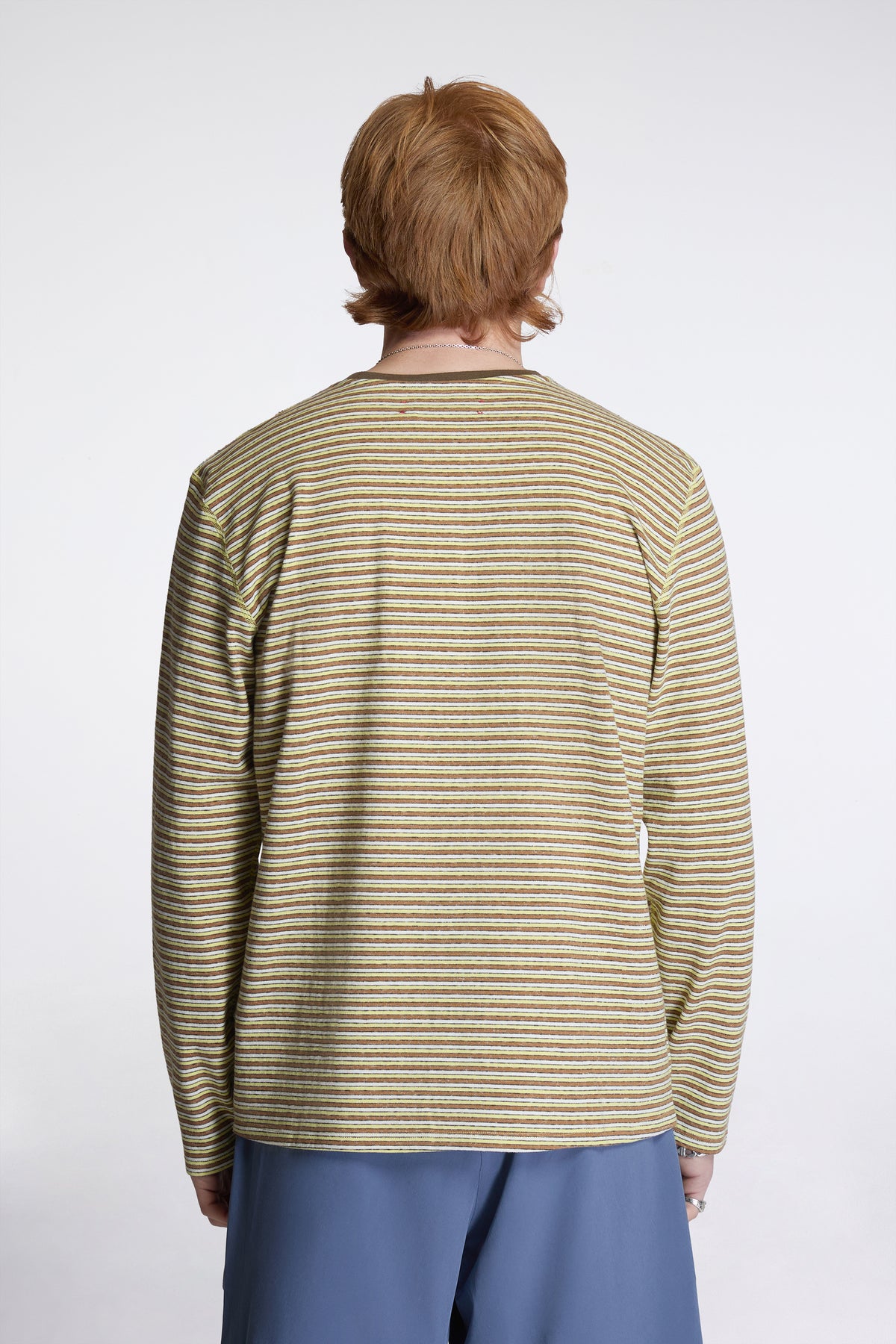 Long Sleeve Stripe Tee Yellow Stripe