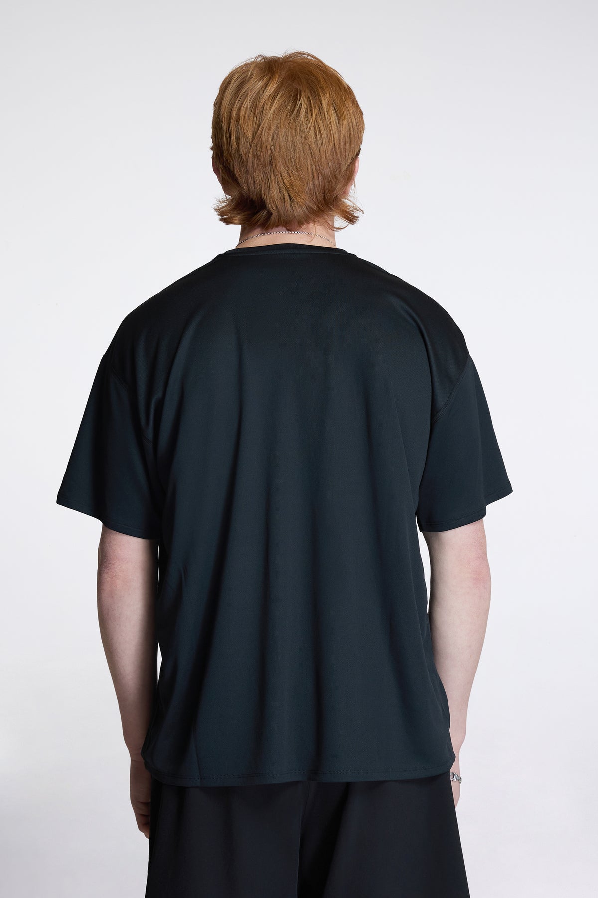 Short Sleeve Boxy Training Tee Black