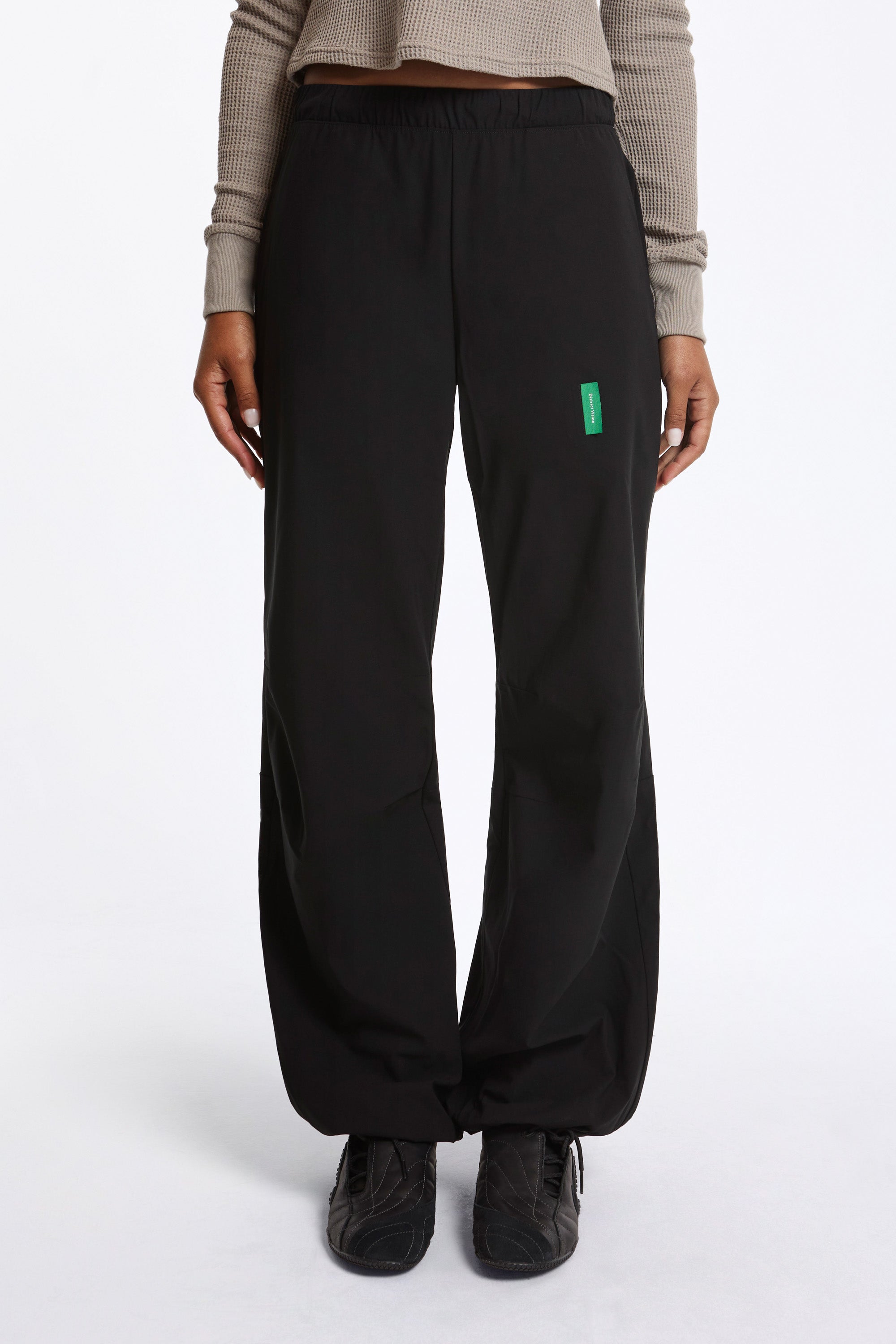 Wide Leg Pants W Black