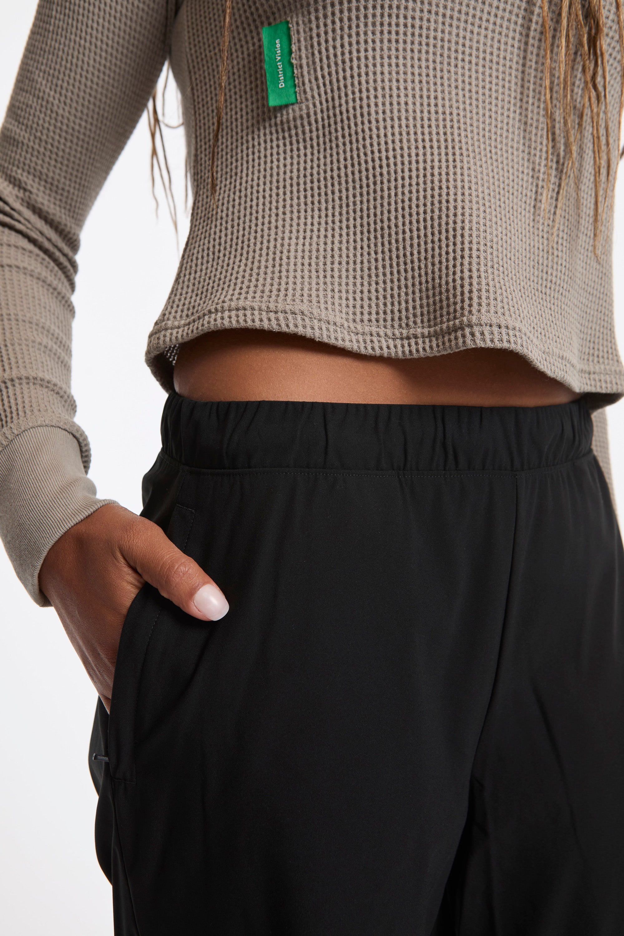 Wide Leg Pants W Black