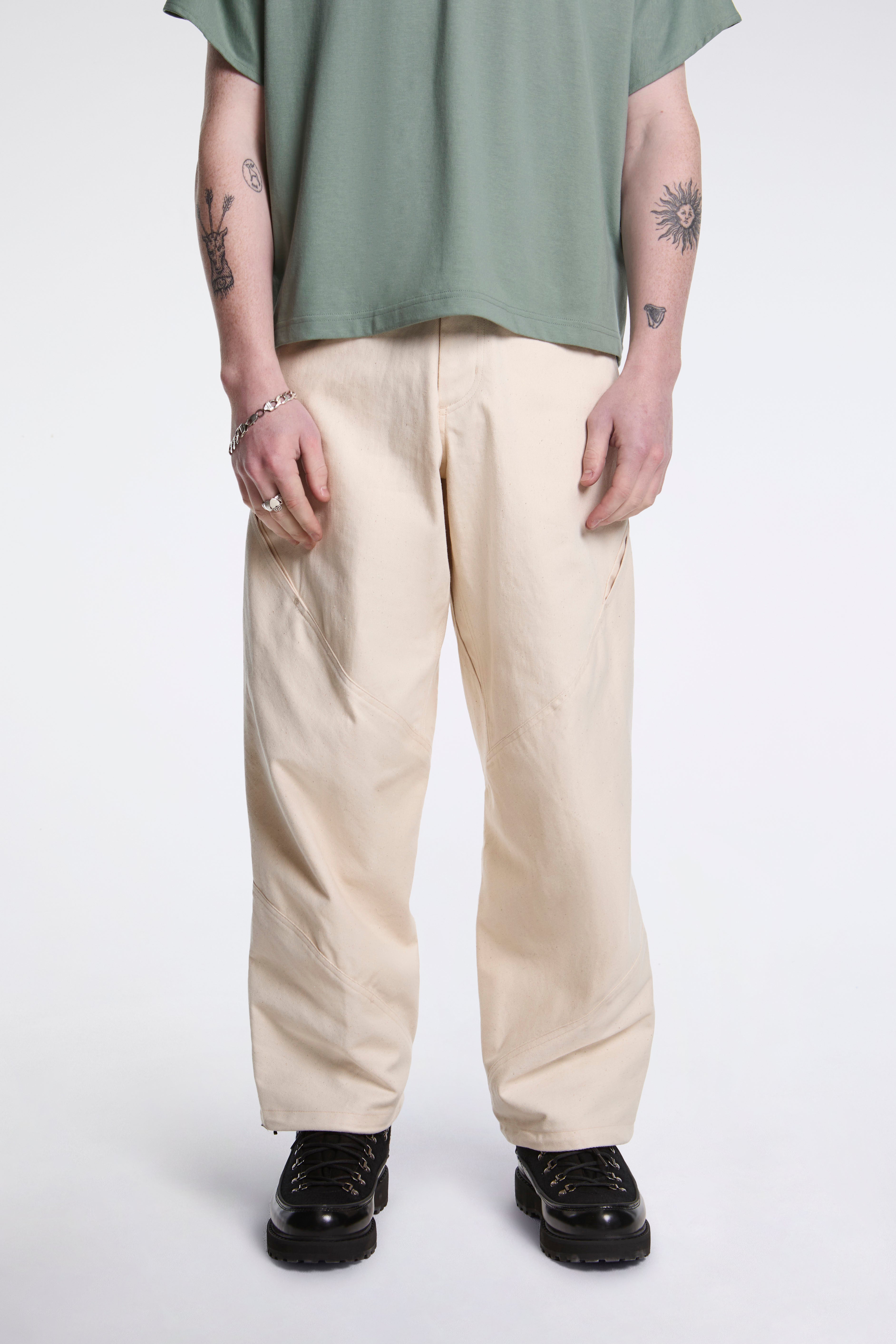 Helicoid Jeans Bone White