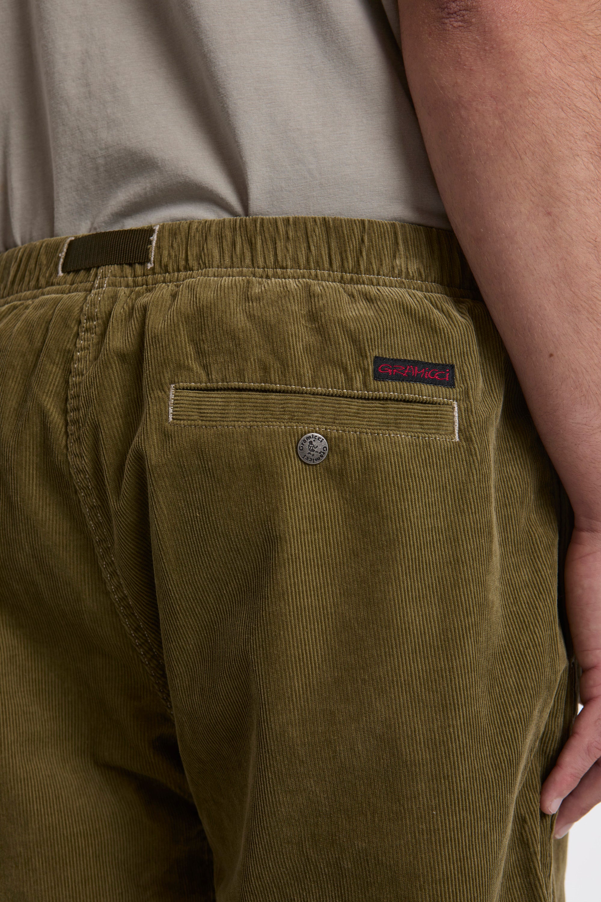 Corduroy G-Short Olive