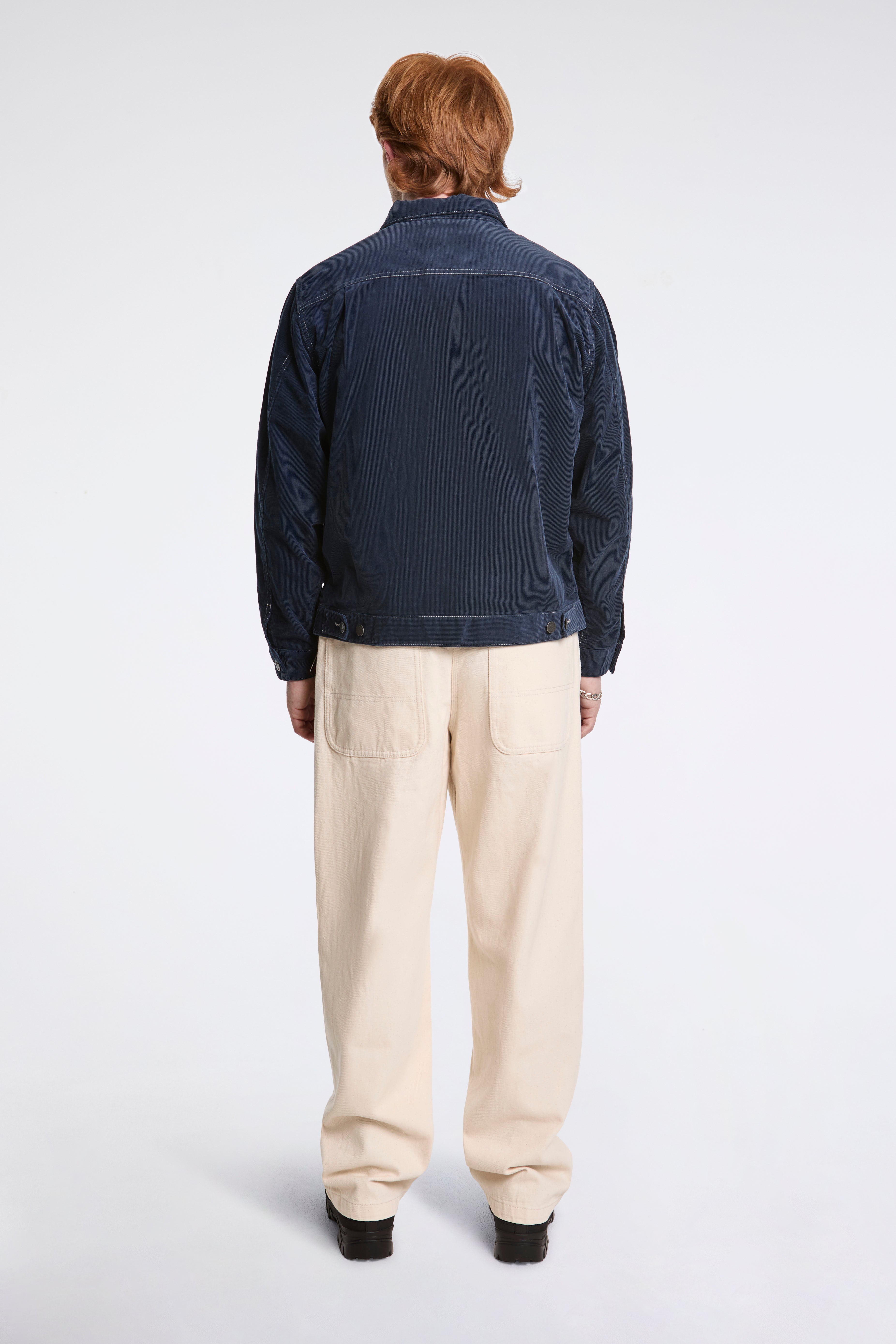 Corduroy Trucker Jacket Navy