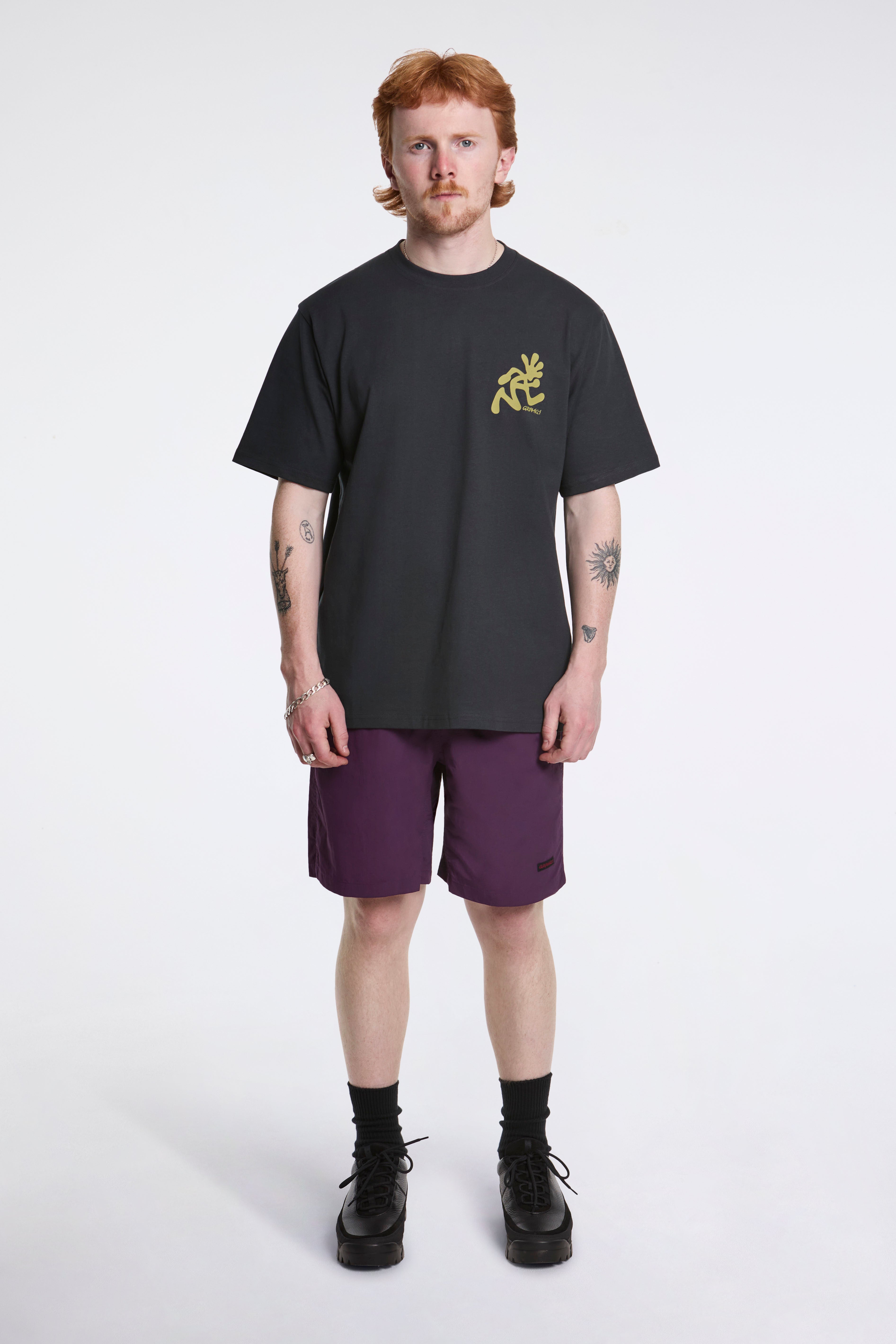 Running Man Tee Green/Black