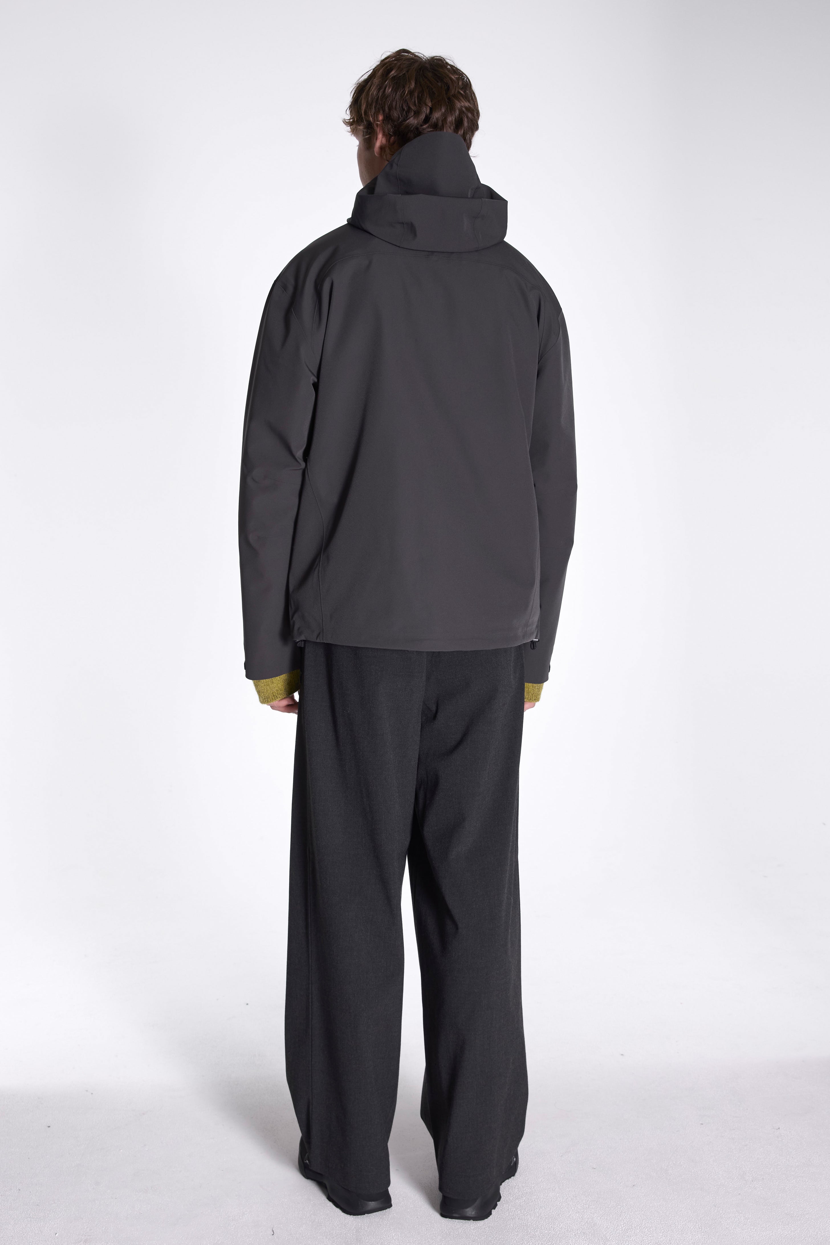Arc 3L Shell Jacket Charcoal Black